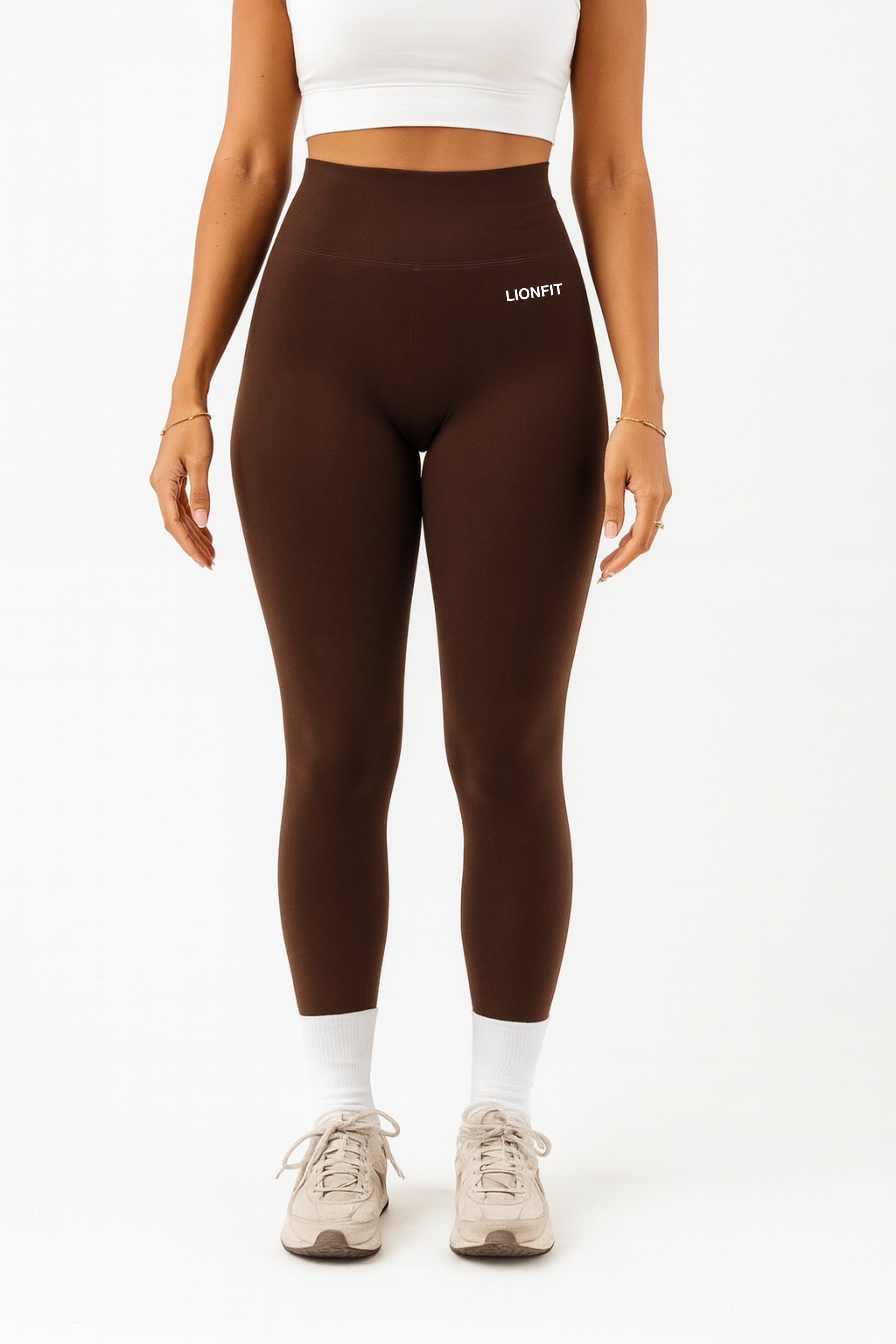 Lina Seamless High Waist Leggings Dark Coffee