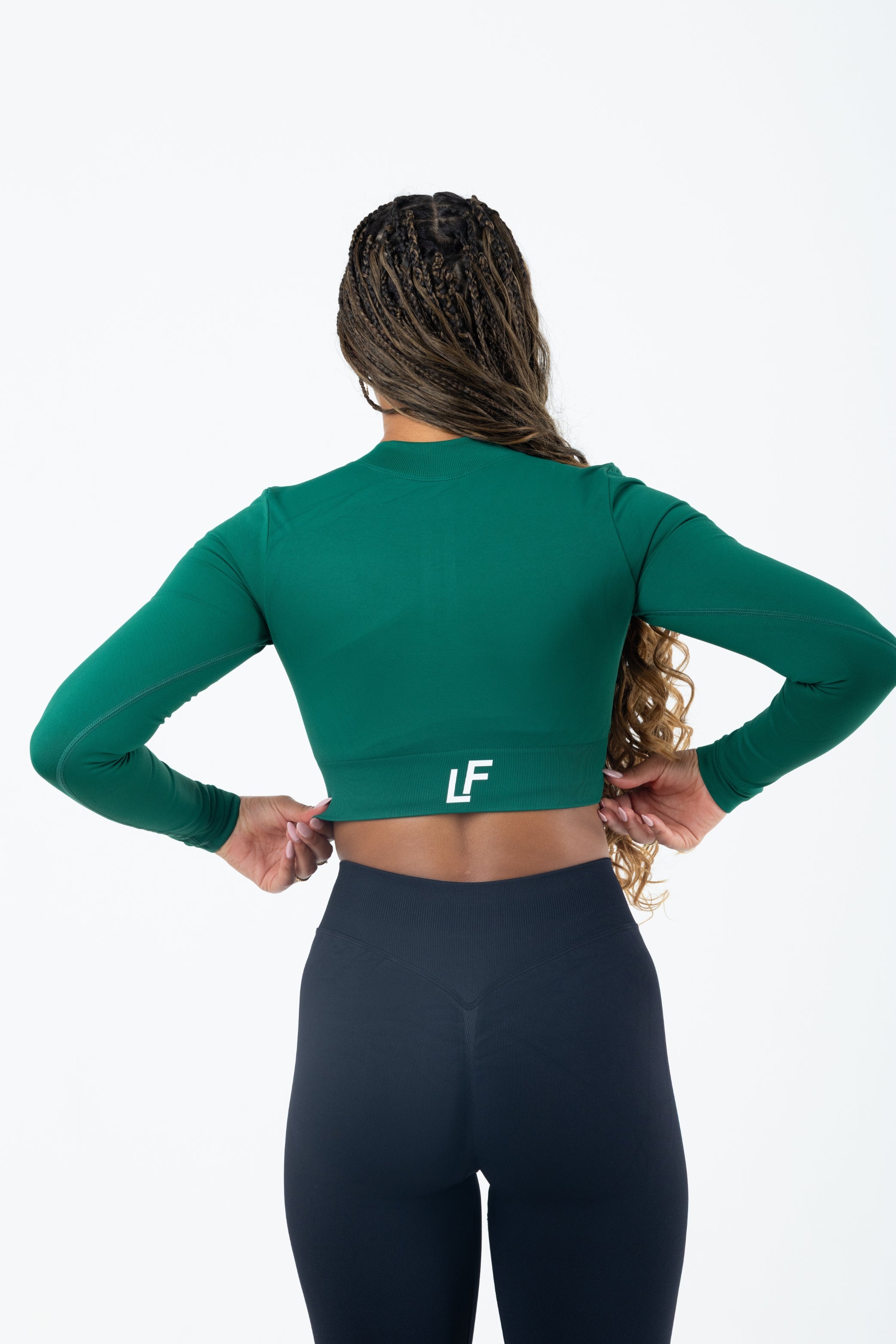 Kion Halfzip Top Forest Green