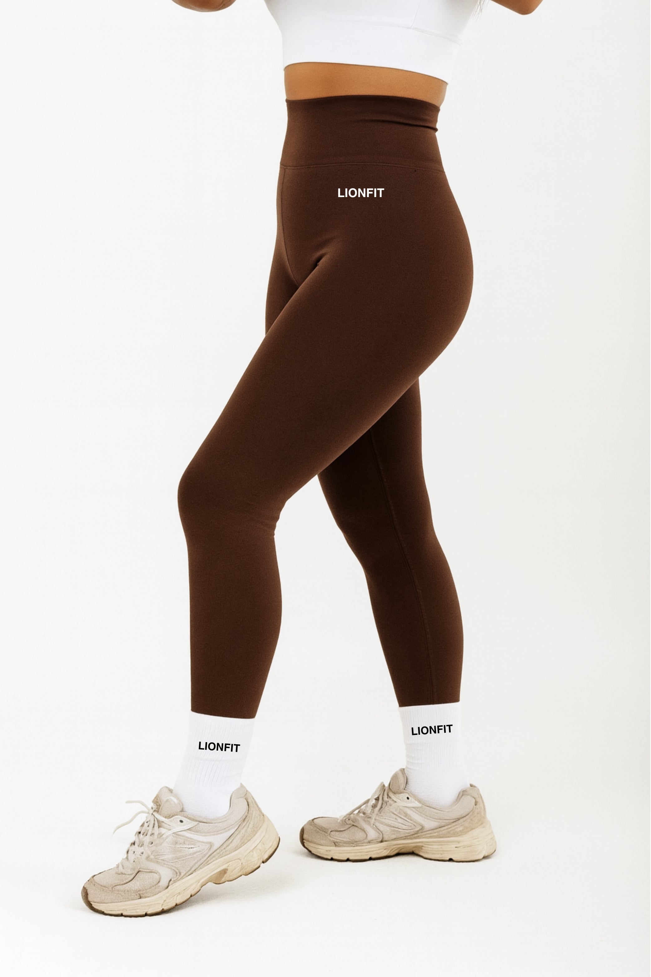 Lina Seamless High Waist Leggings Dark Coffee