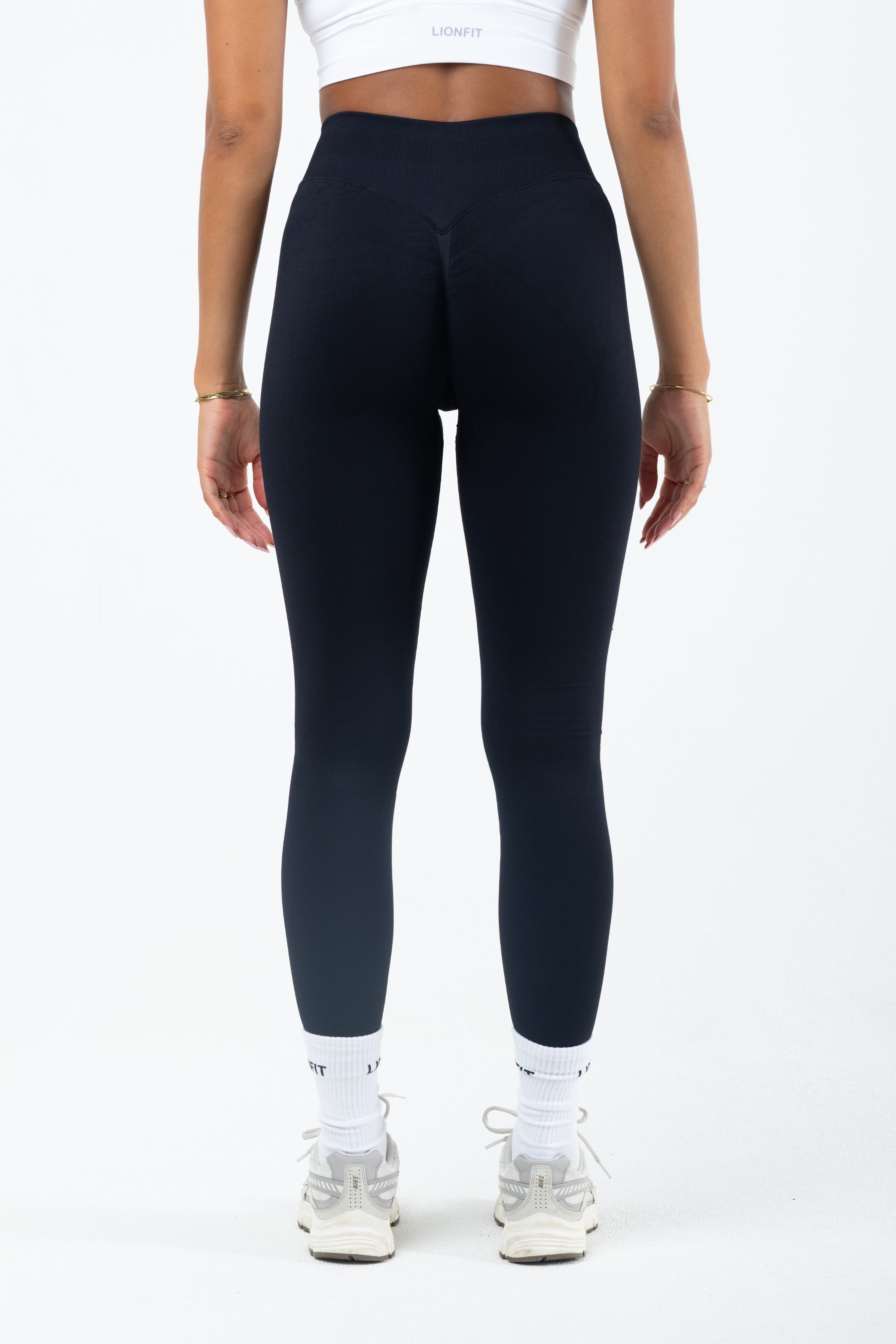 Kiara Seamless Mid Waist Leggings Black