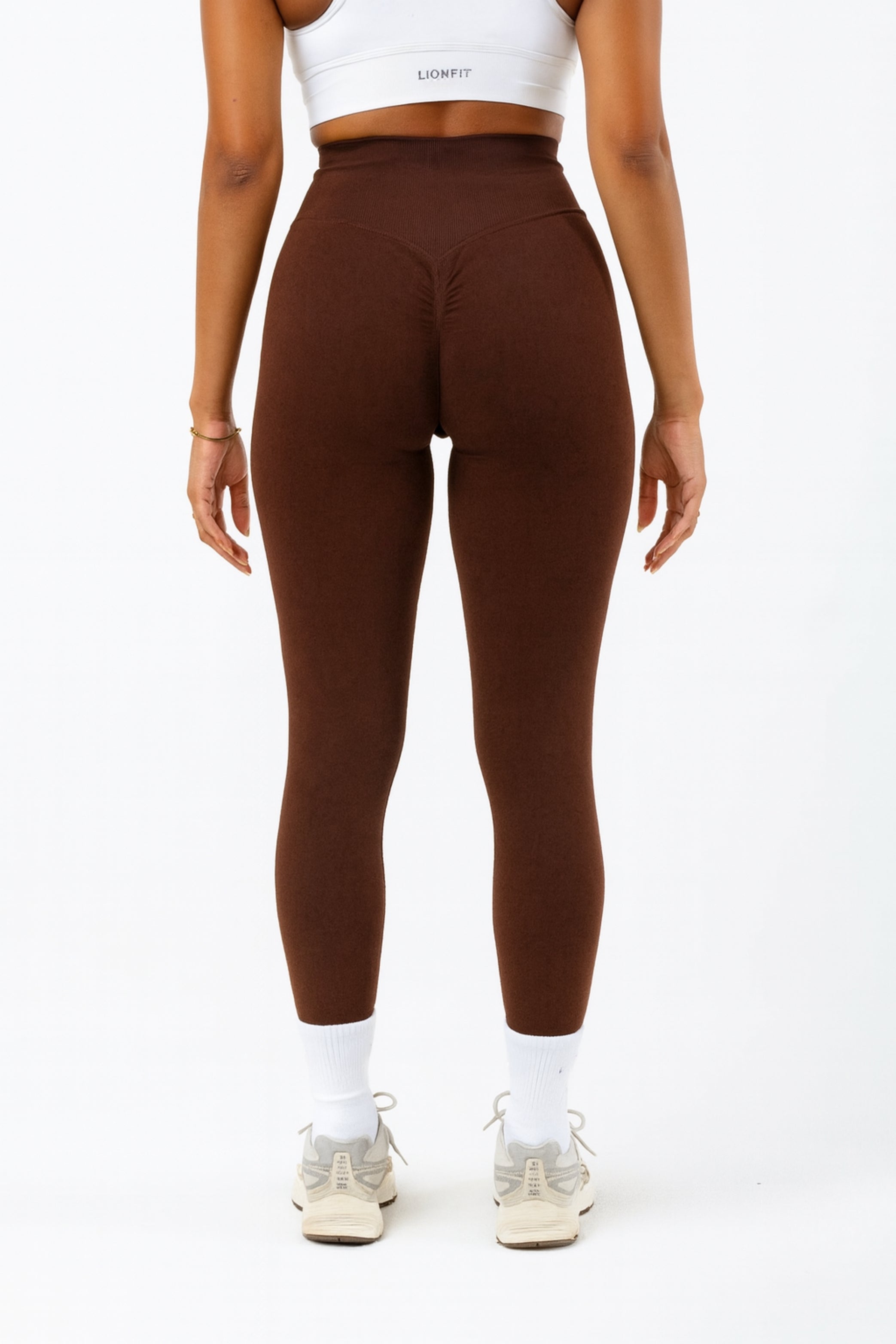 Lina Seamless High Waist Leggings Dark Coffee