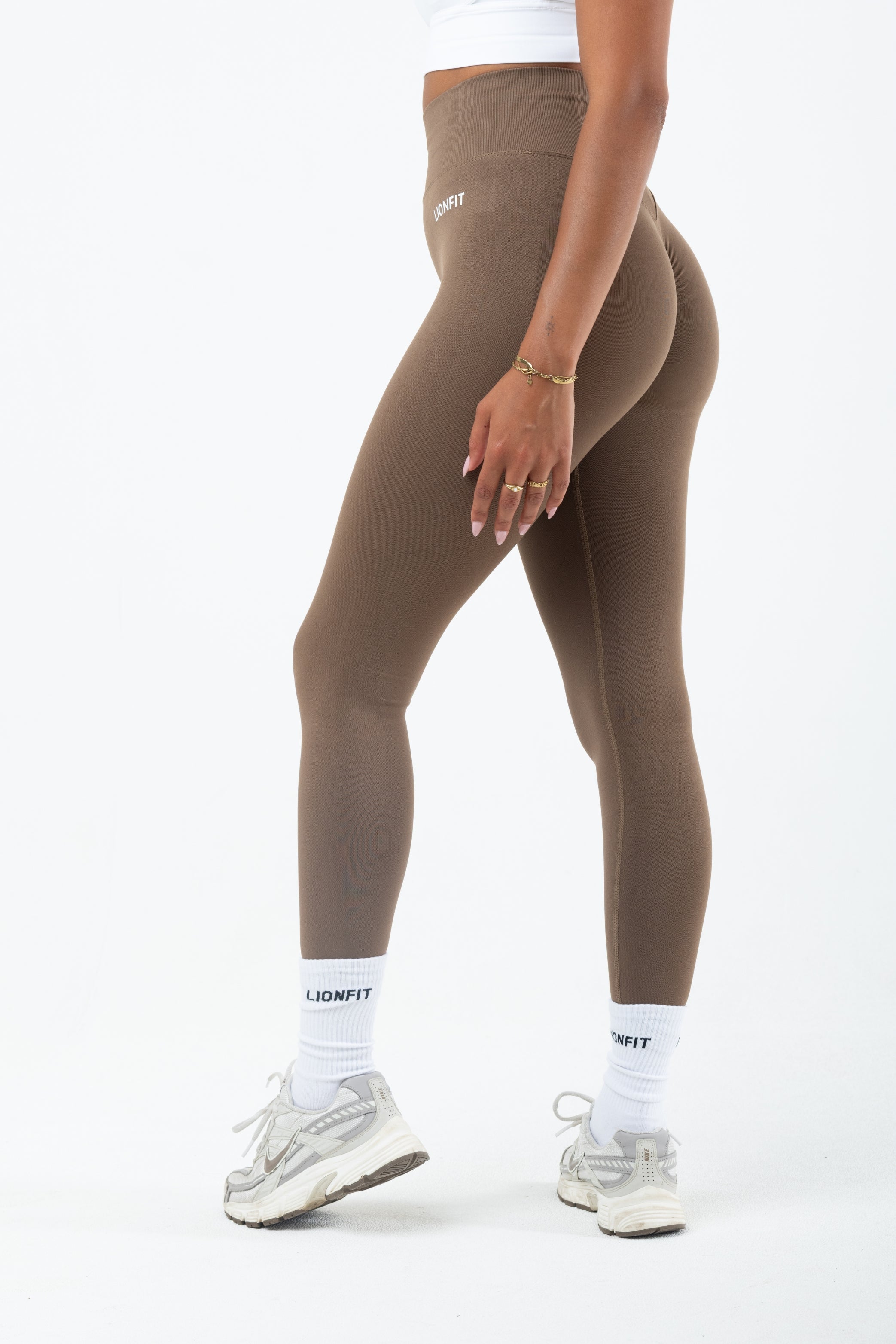 Lina Seamless High Waist Leggings Mocha