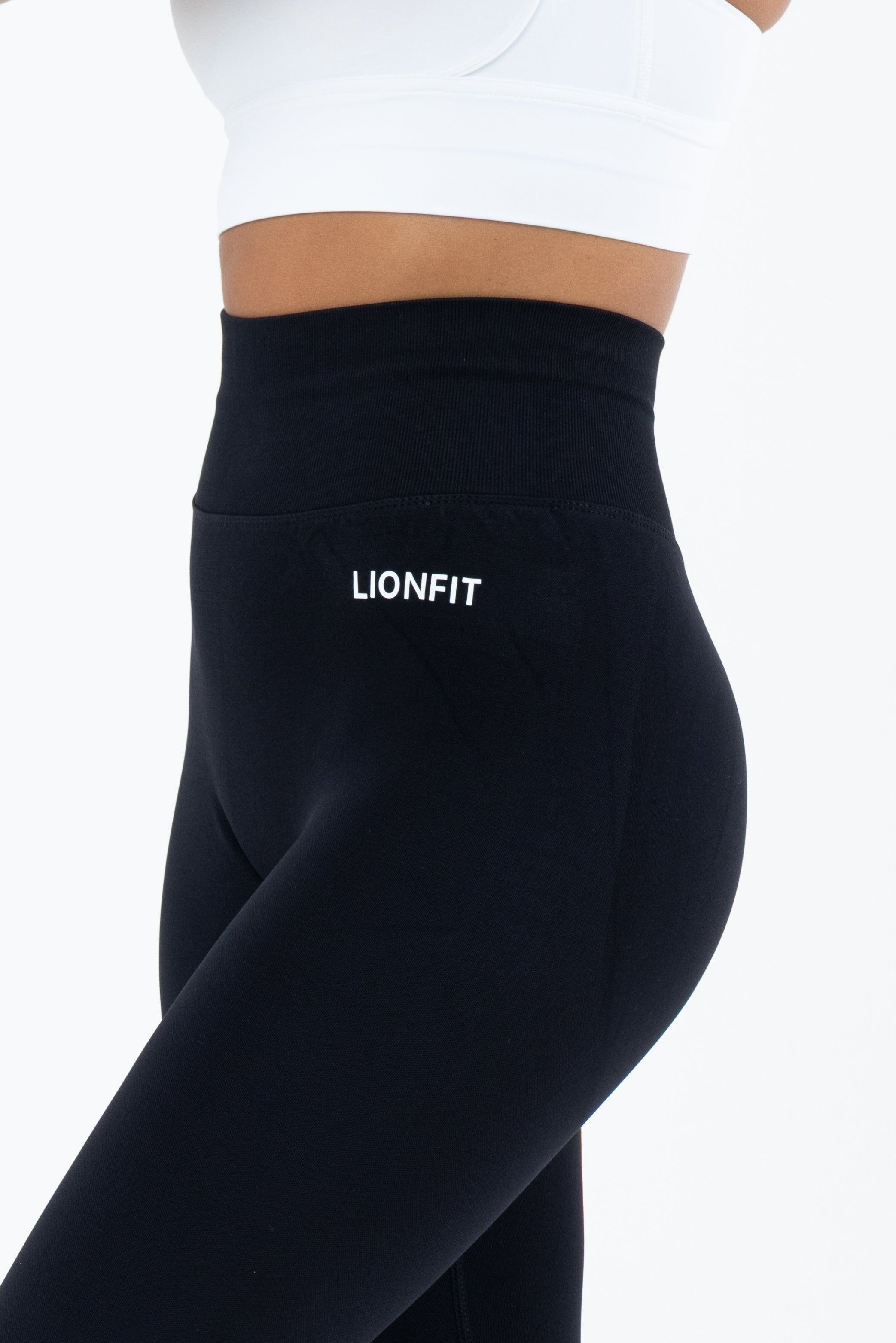 Lina Seamless High Waist Leggings Black