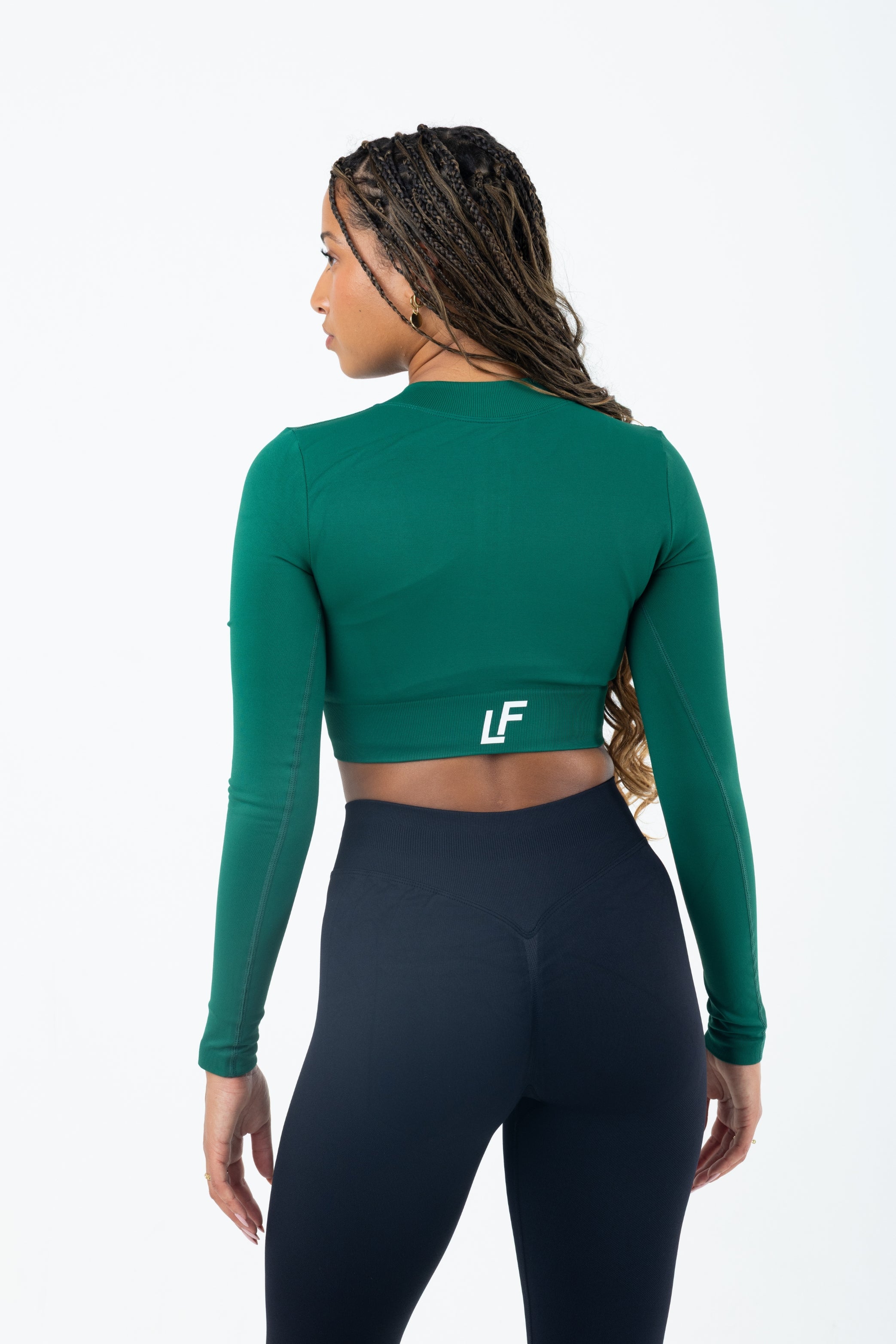 Kion Halfzip Top Forest Green