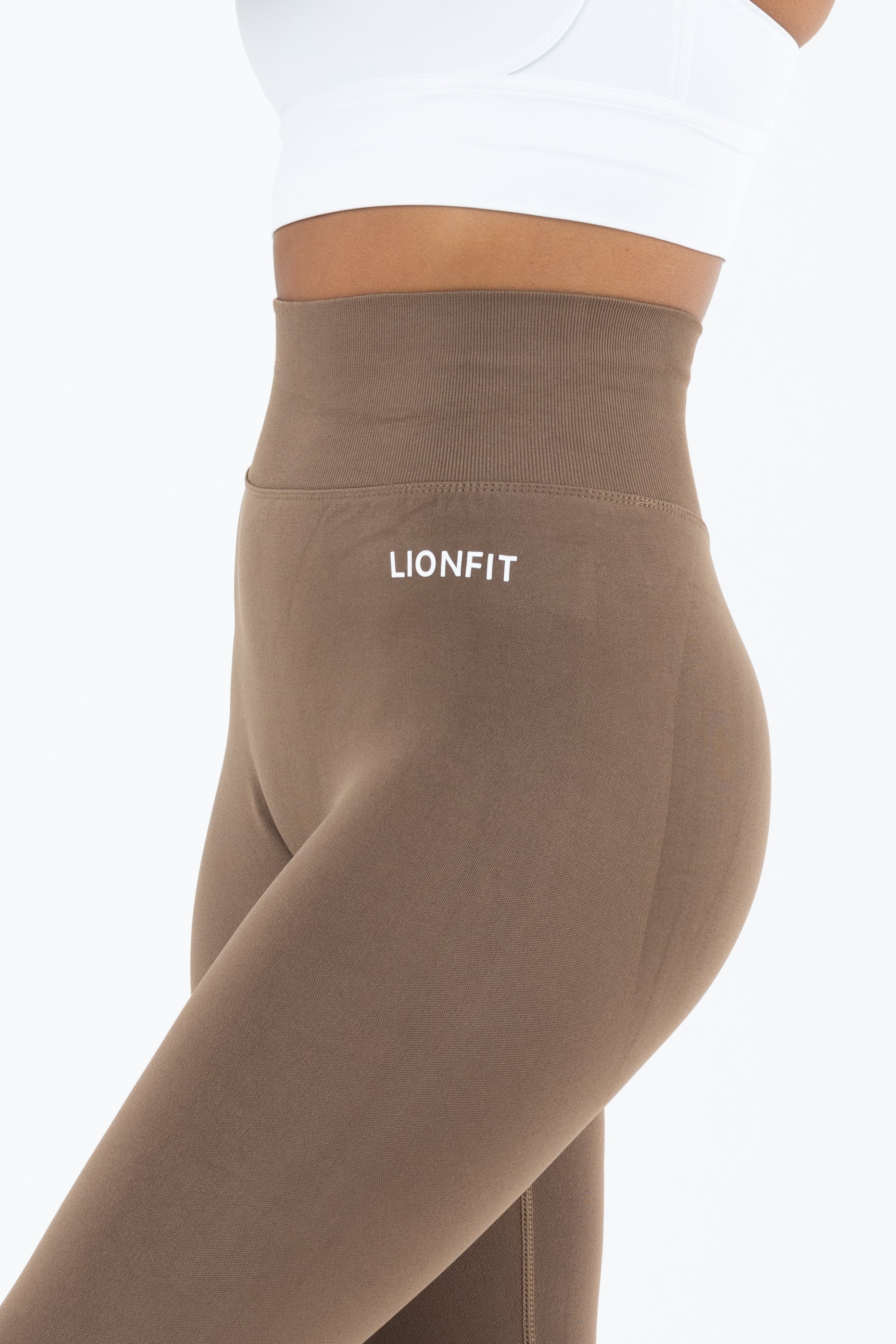 Lina Seamless High Waist Leggings Mocha