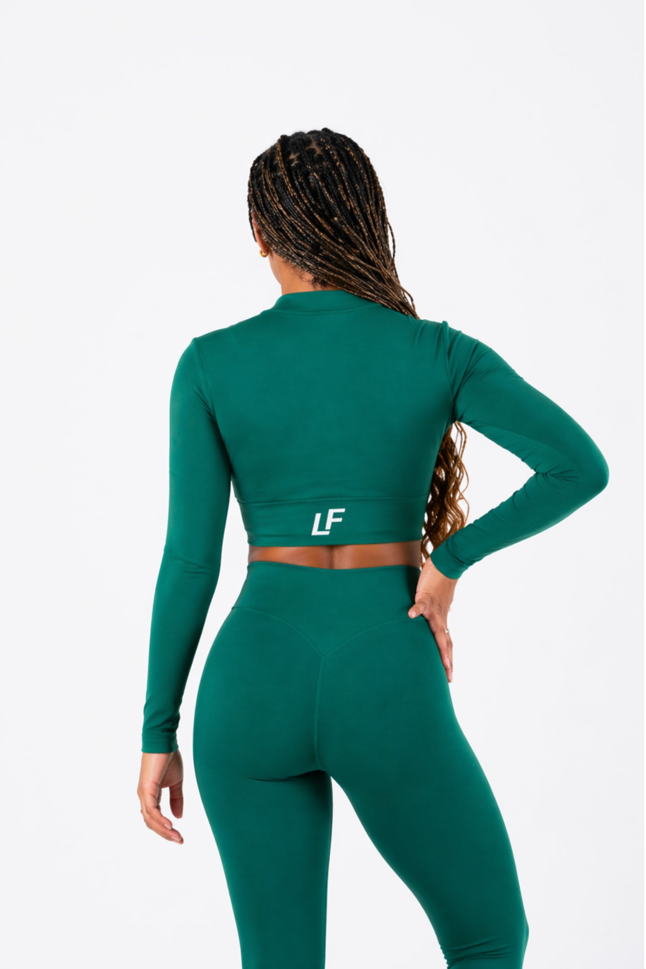 Kion_Halfzip_Top_Forest_Green_-_Lionfit_4