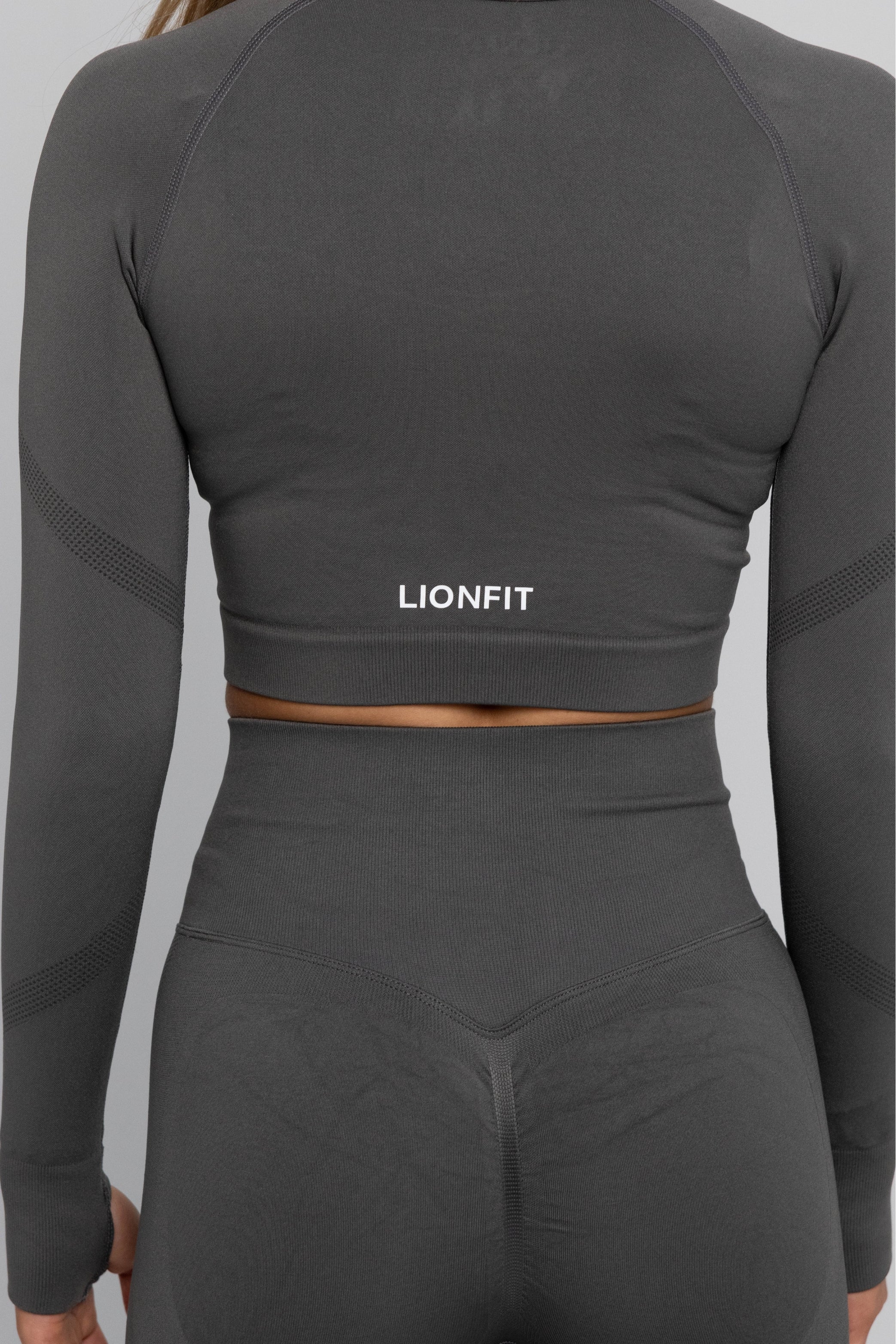 LIONFIT NALA LONGSLEEVE TOP GREEN/GREY