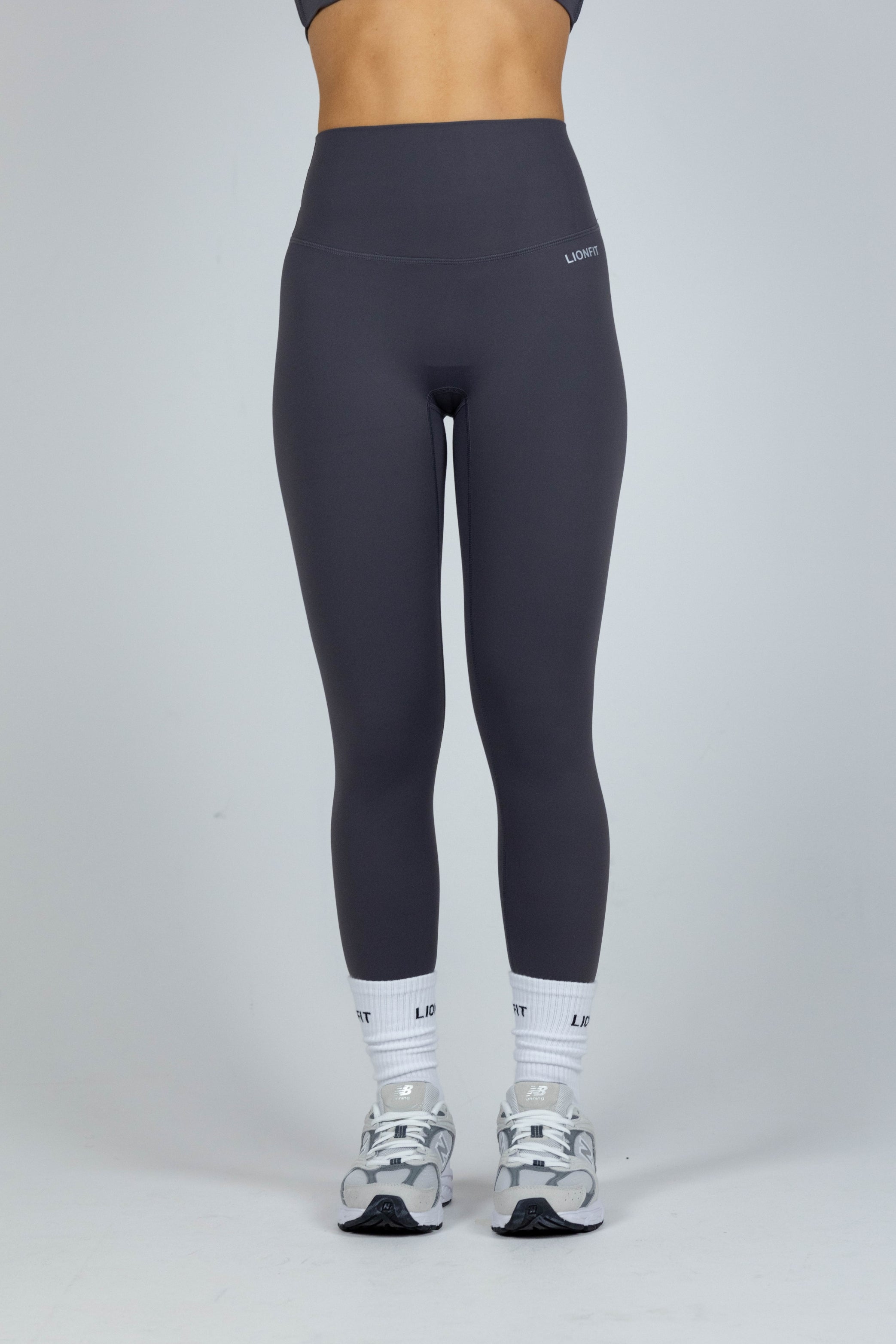 Essential Seamless Leggings Dark Grey - Lionfit ®️