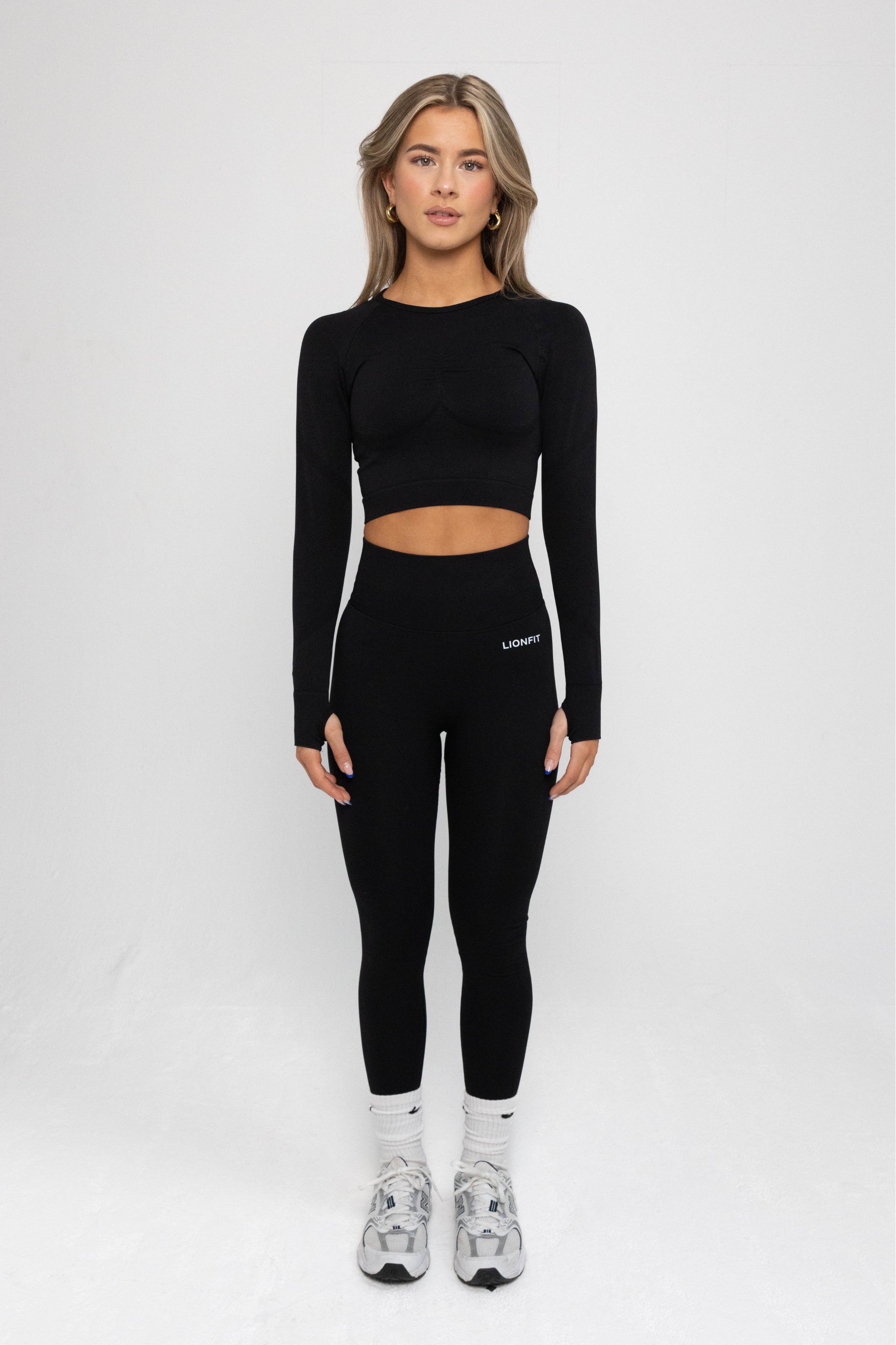Lionfit Nala Seamless Longsleeve Top Black