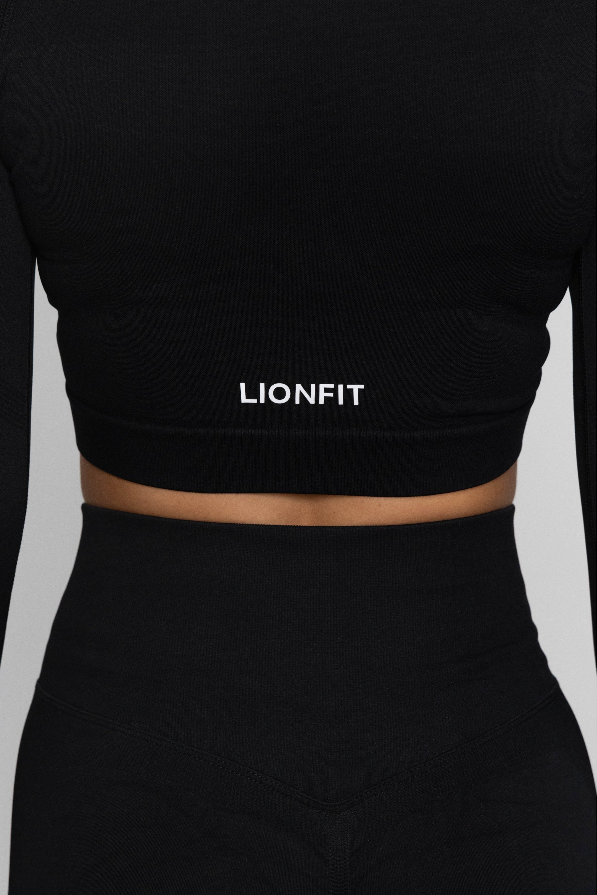 Lionfit Nala Seamless Longsleeve Top Black