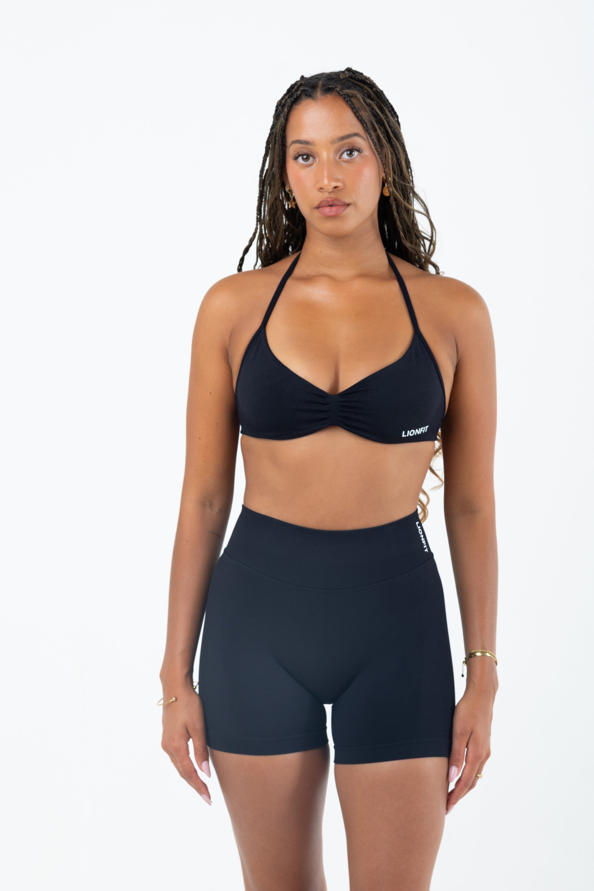 Amara Open Bra Black