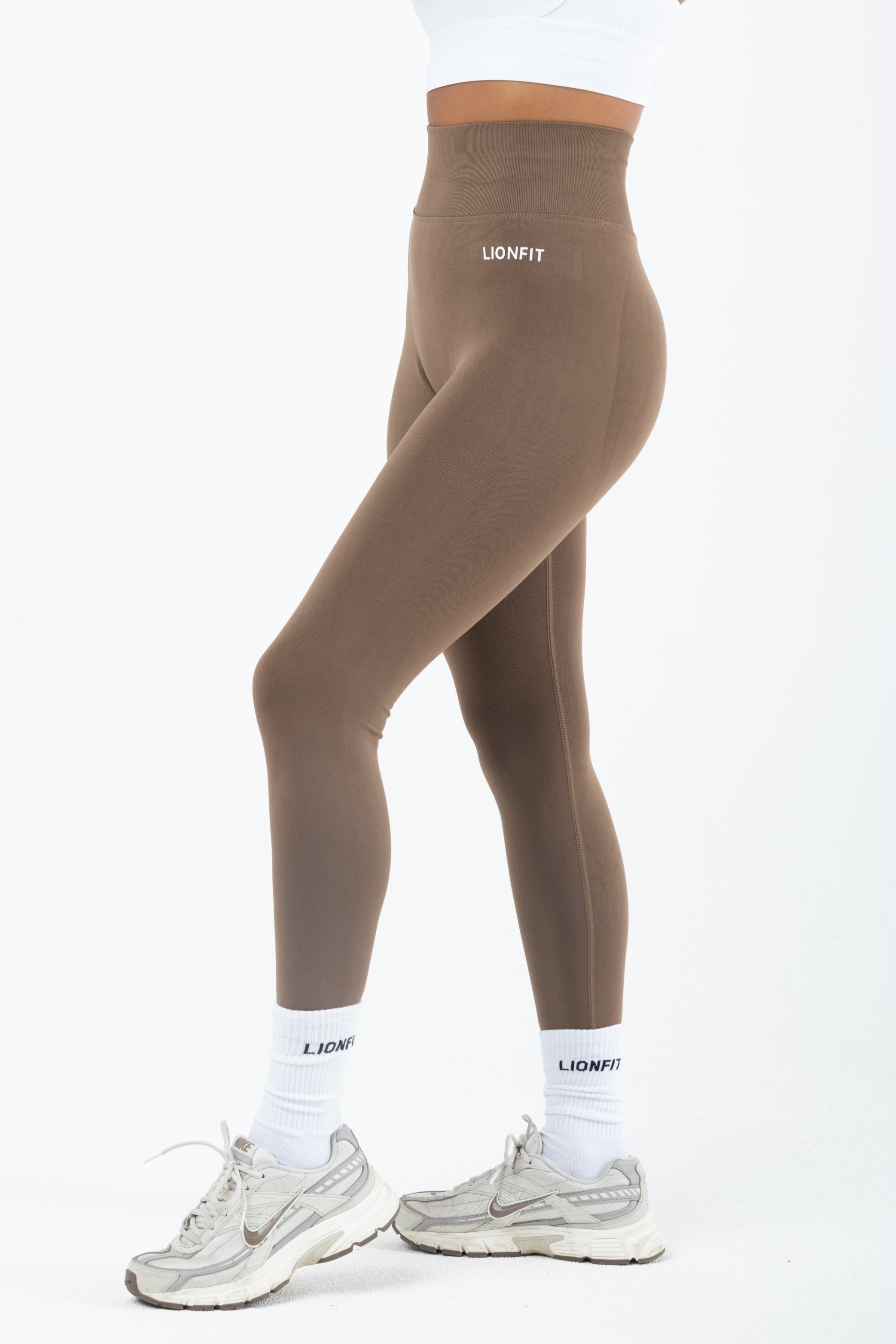 Lina Seamless High Waist Leggings Mocha