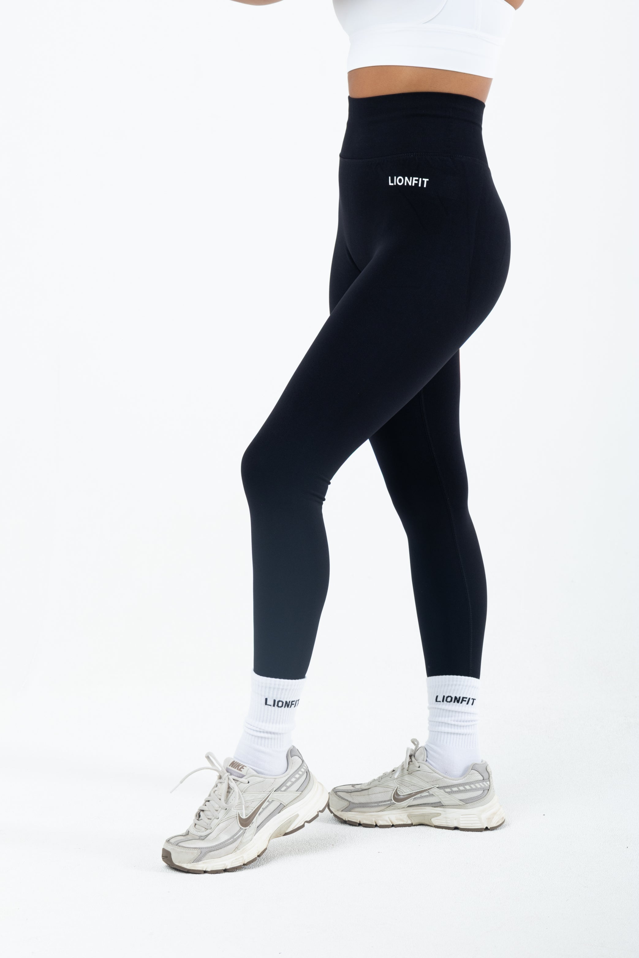 Lina Seamless High Waist Leggings Black
