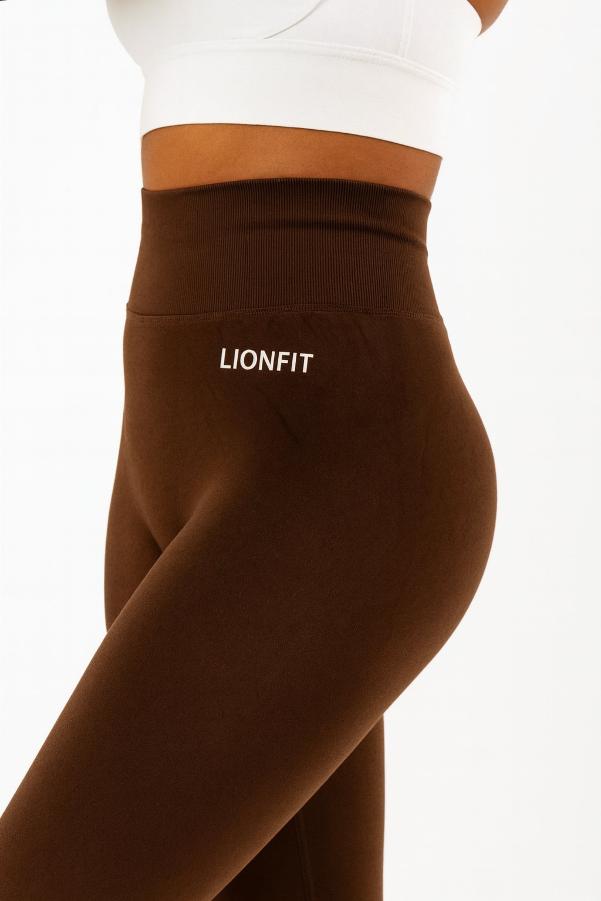 Lina Seamless High Waist Leggings Dark Coffee