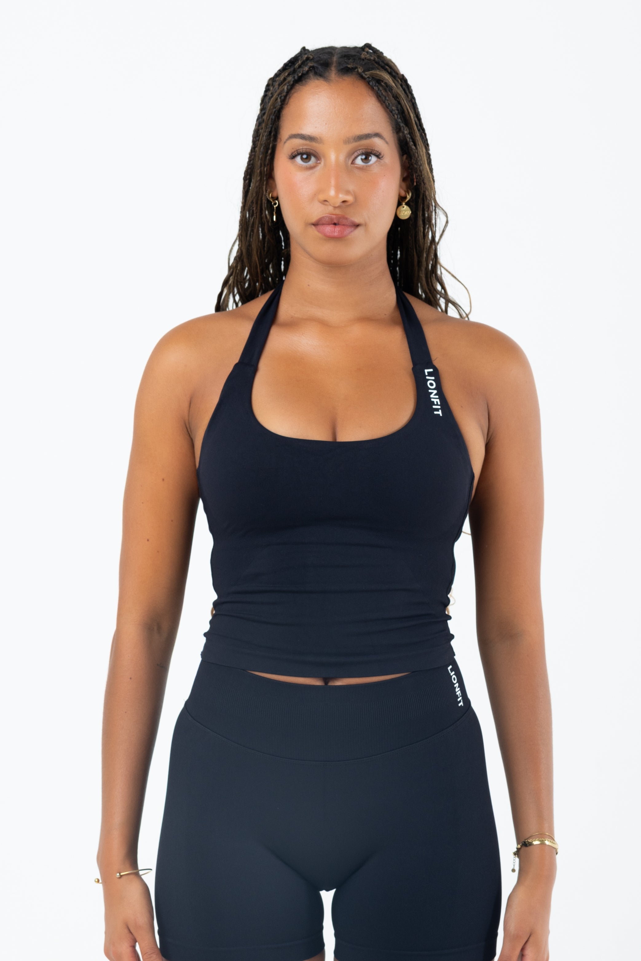 Amara Long Bra Black