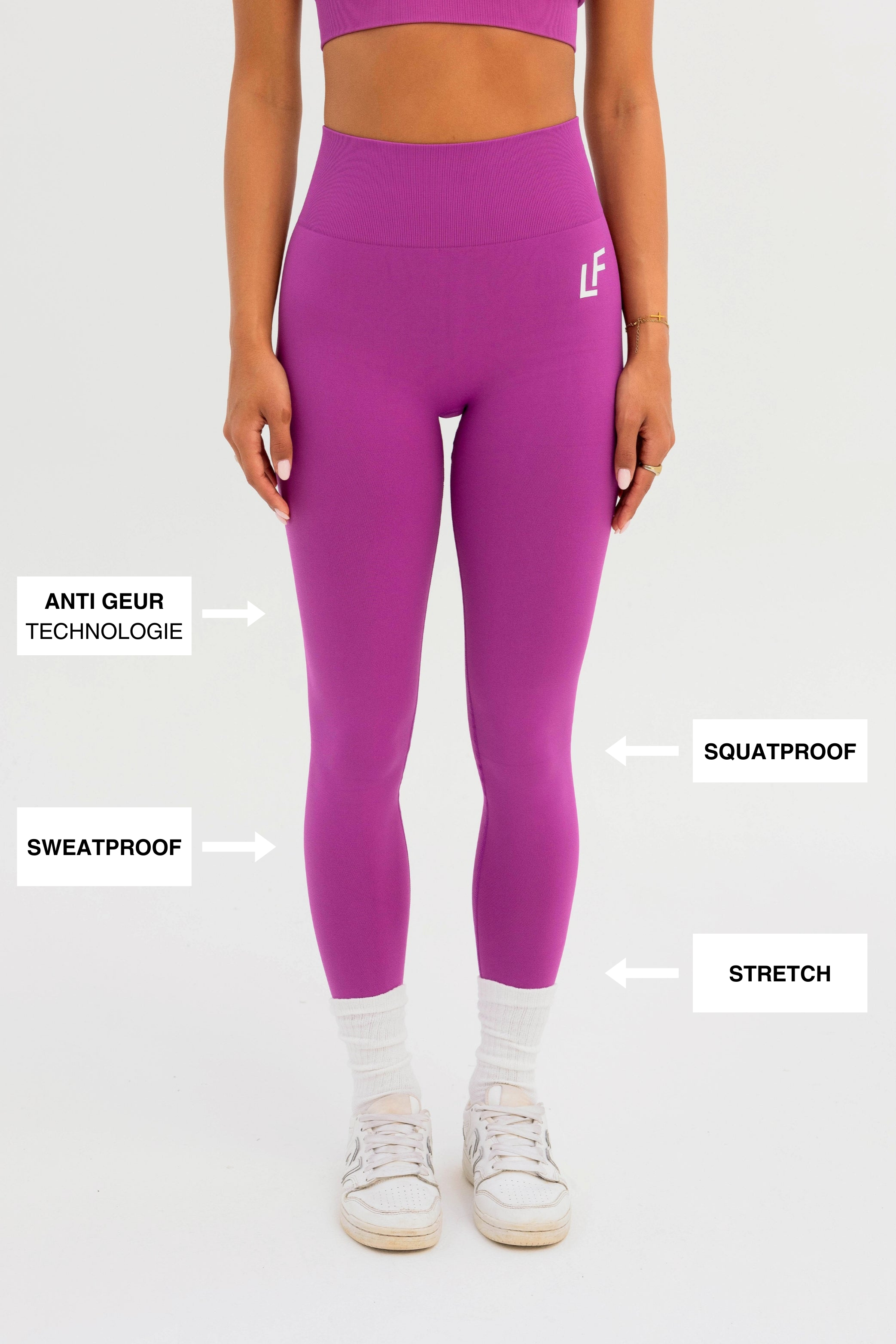 Kion Seamless Leggings Dark Pink