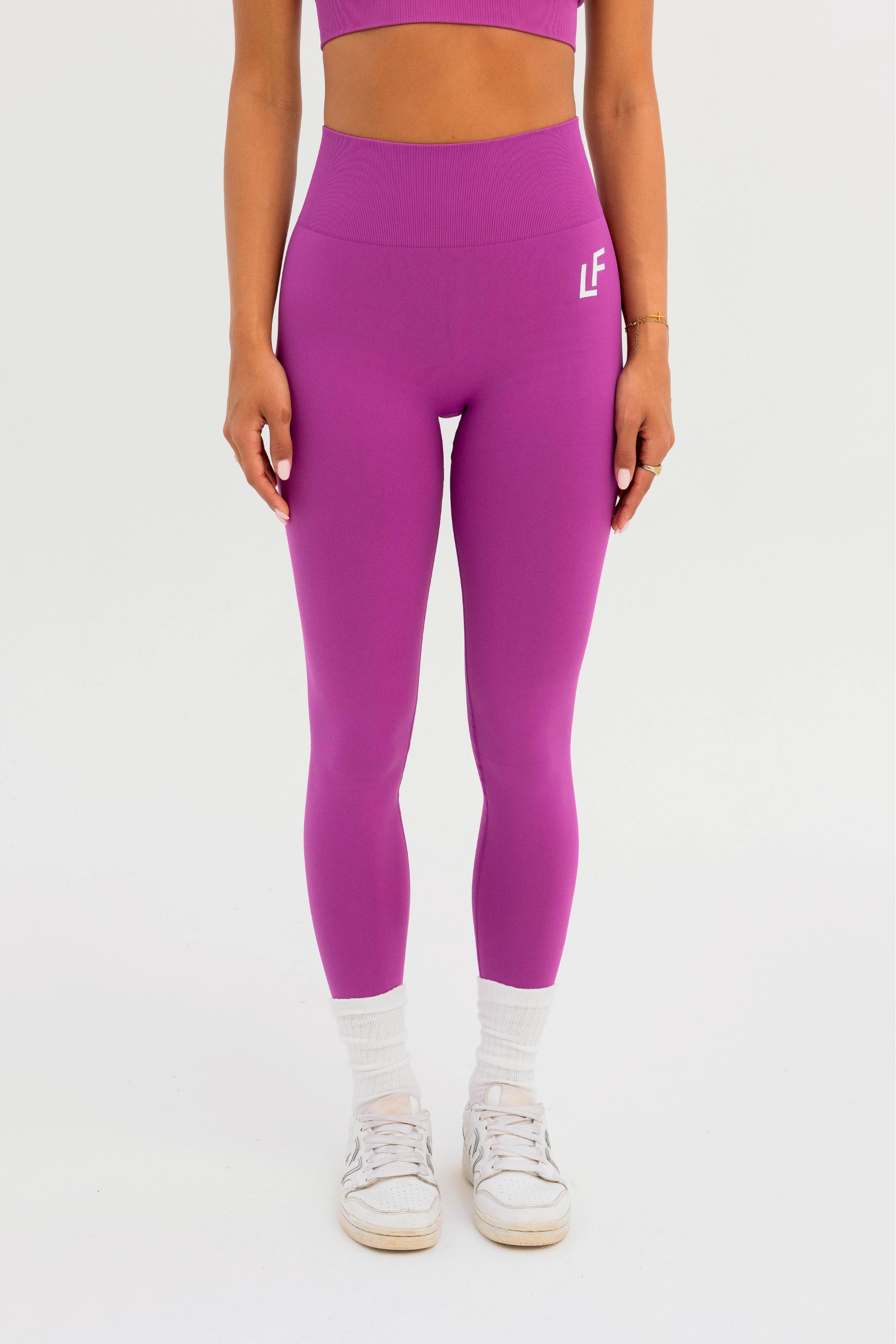 Kion Seamless Leggings Dark Pink - Lionfit 