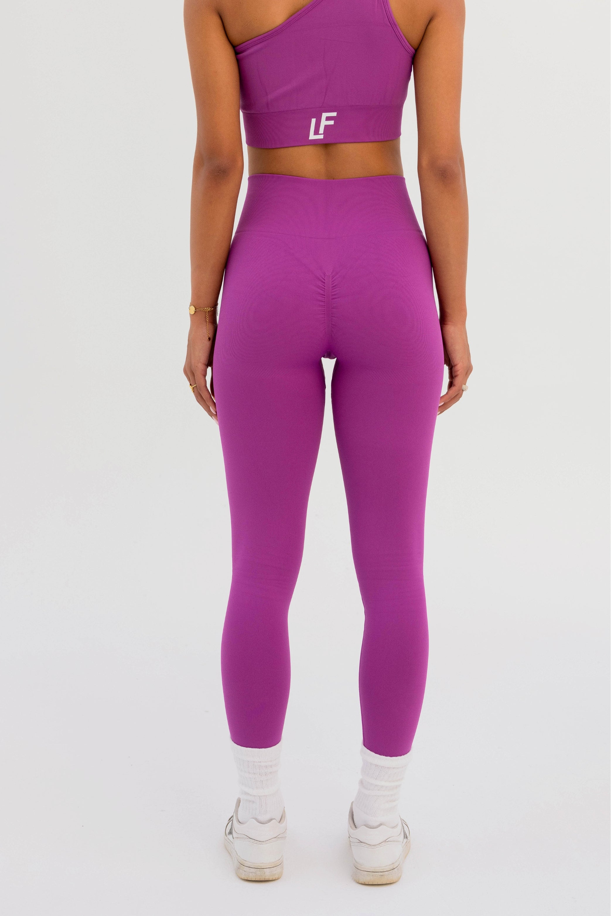 Kion Seamless Leggings Dark Pink - Lionfit