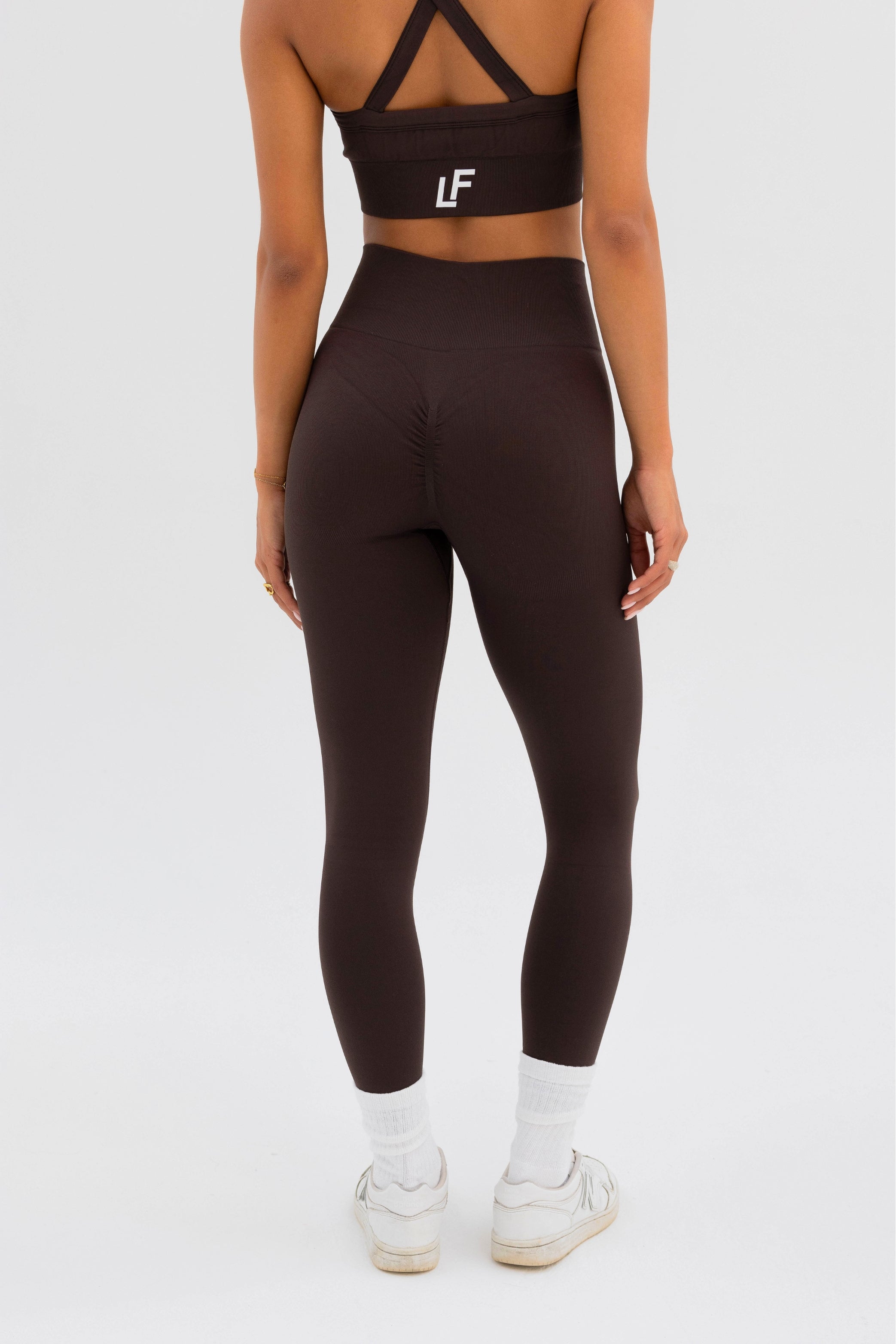 Kion Seamless Leggings Deep Mocca - Lionfit 