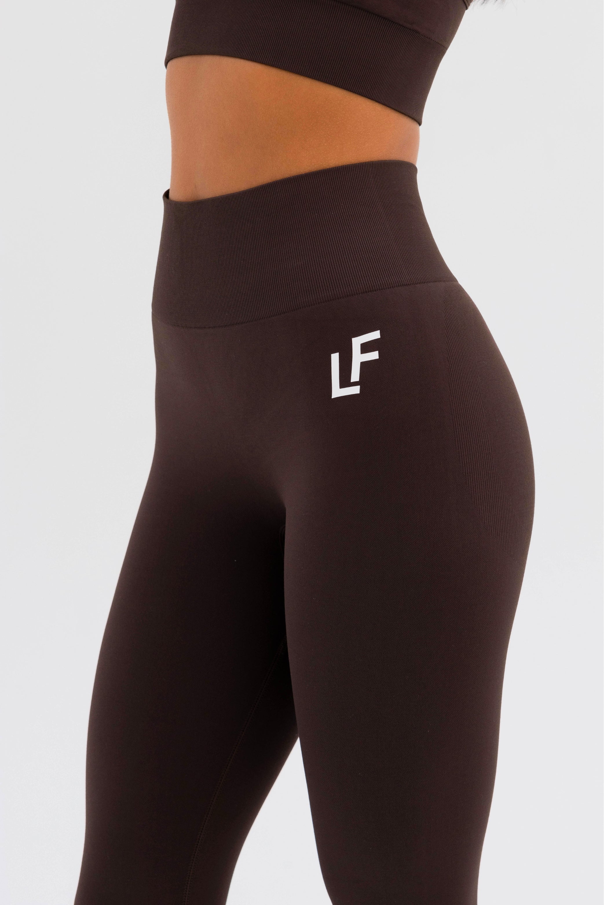 Kion Seamless Leggings Deep Mocca - Lionfit 