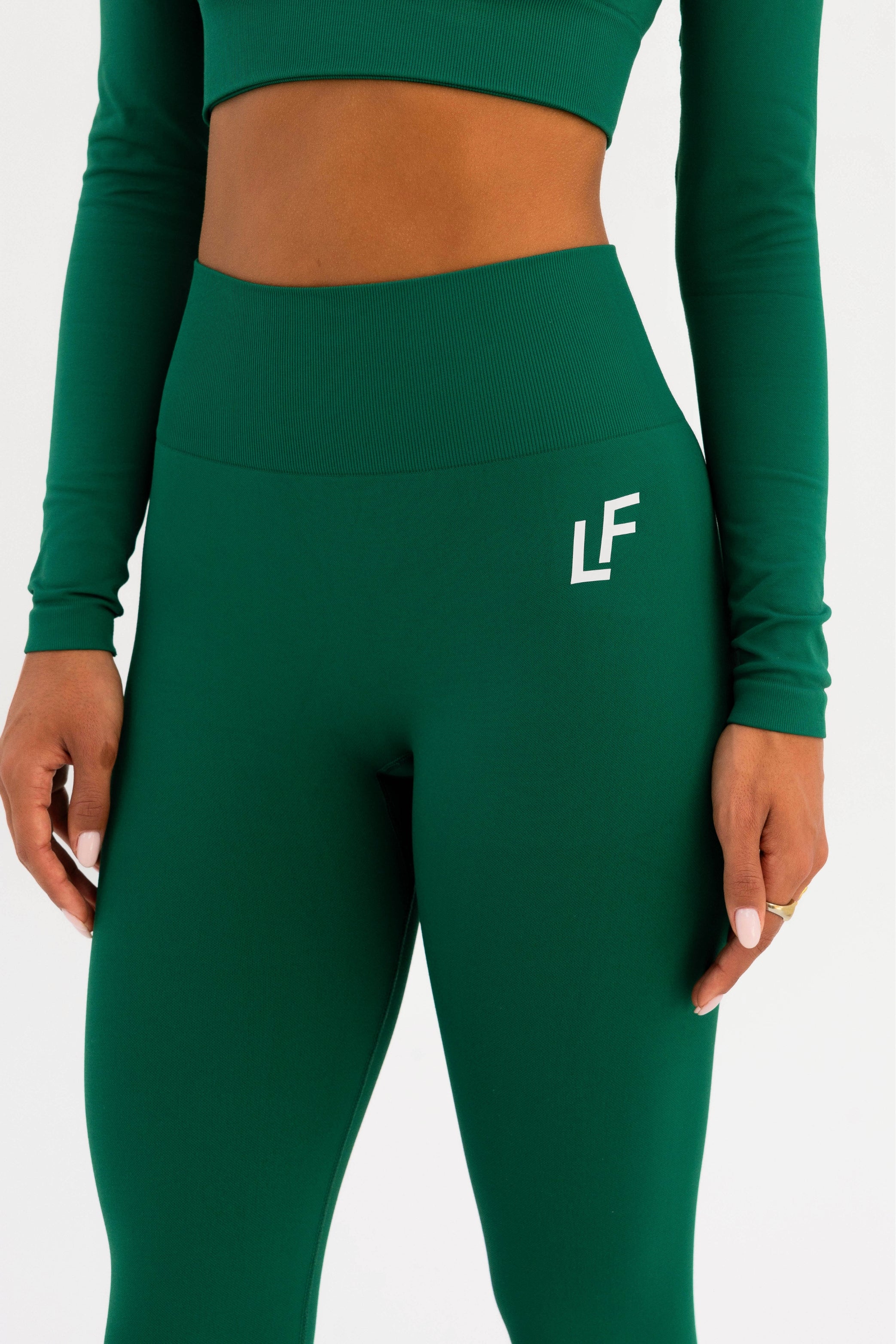 Kion Seamless Leggings Forest Green - Lionfit 