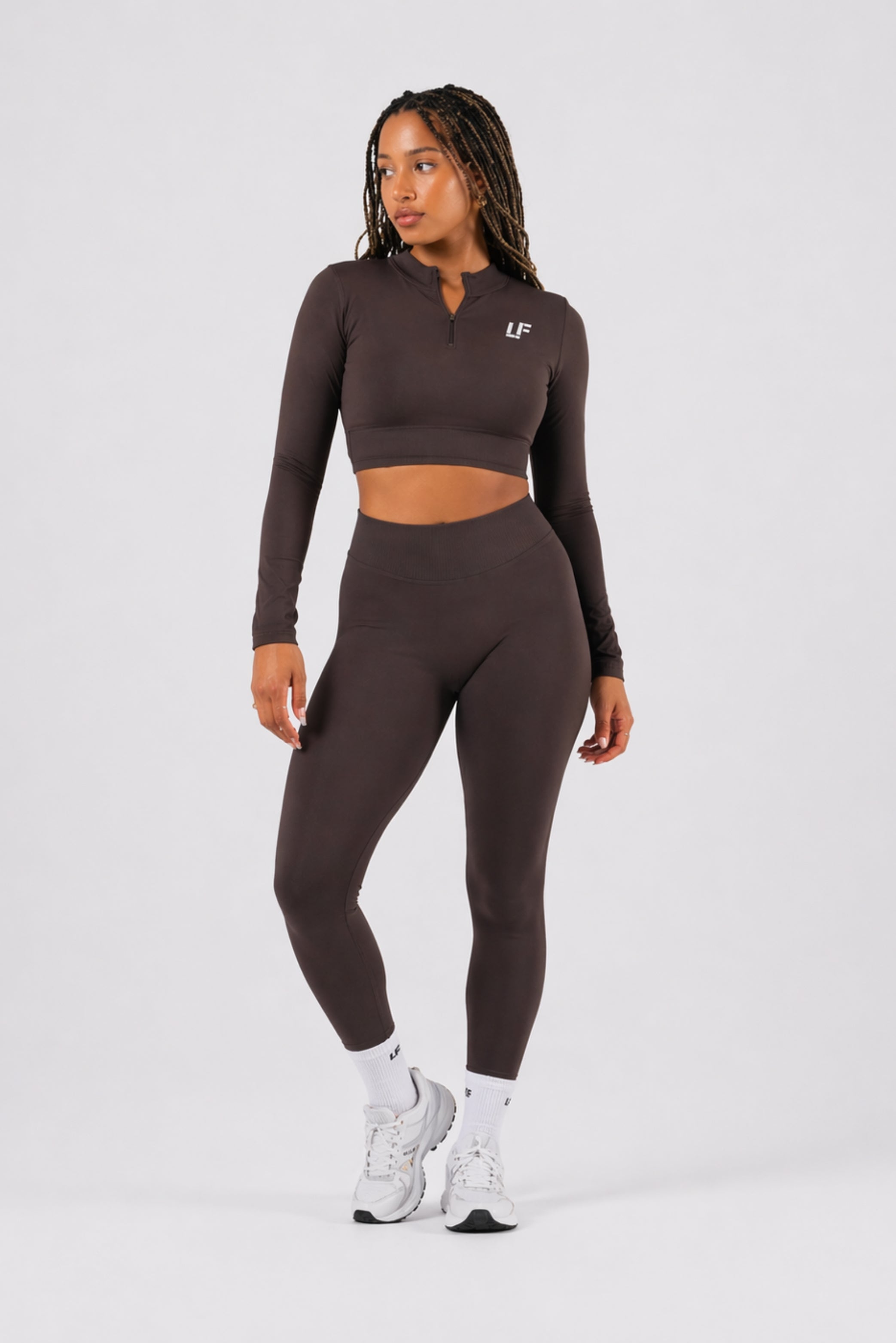 Kion_Halfzip_Top_Deep_Mocca_-_Lionfit_2