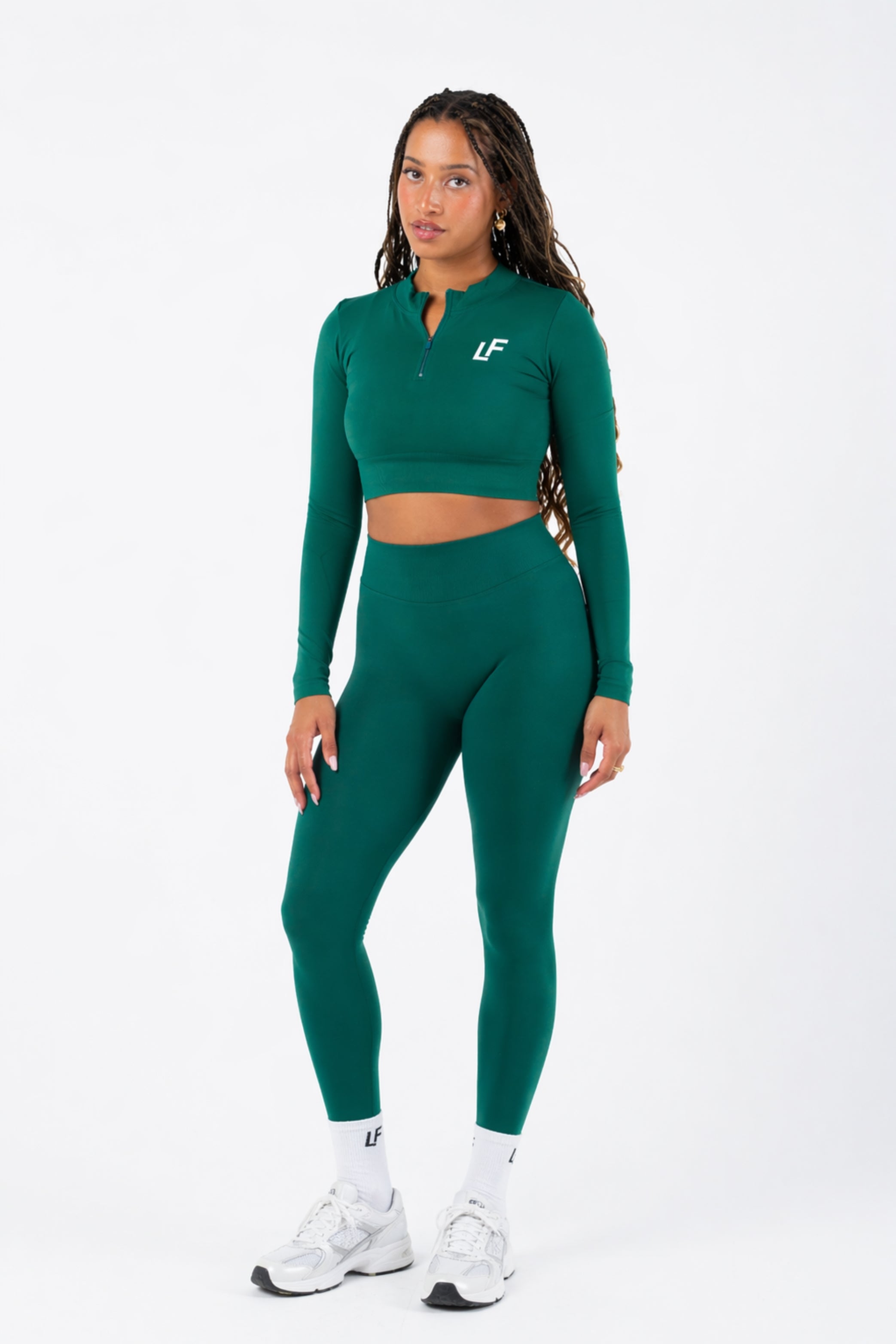 Kion_Halfzip_Top_Forest_Green_-_Lionfit_1
