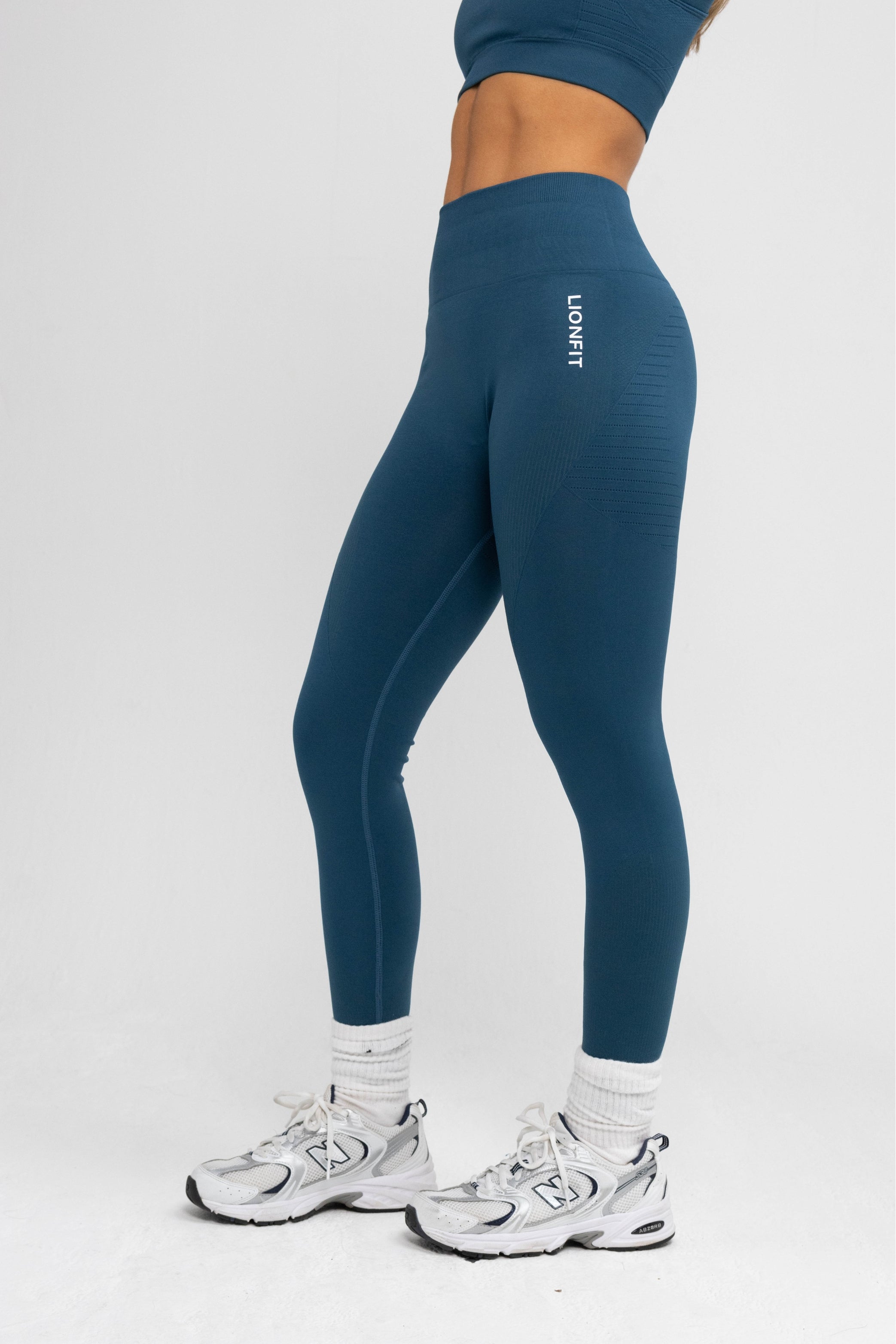 Leo Seamless Leggings Night Blue - Lionfit