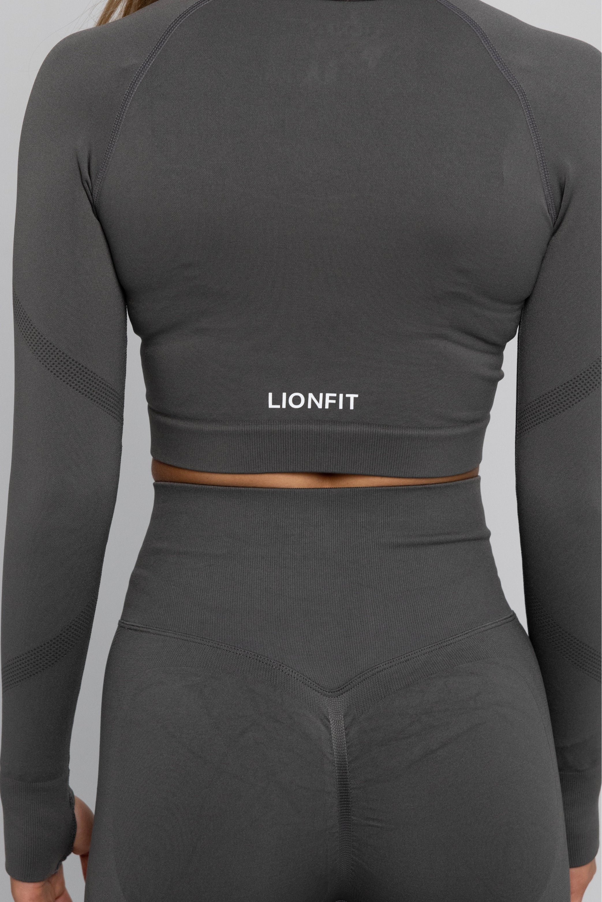 LIONFIT NALA LONGSLEEVE TOP GREEN/GREY 