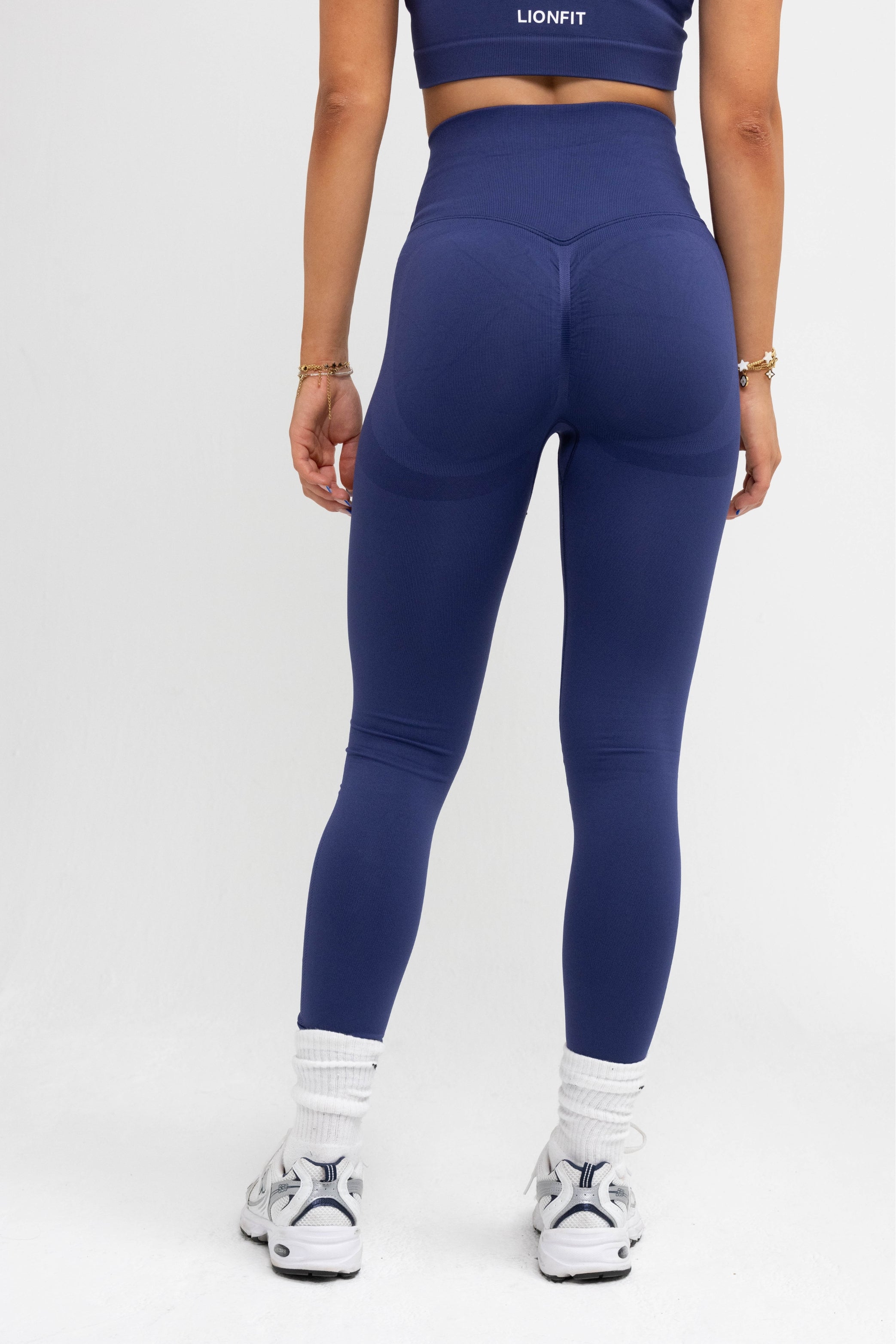 LIONFIT NALA SEAMLESS LEGGINGS BLUE 6