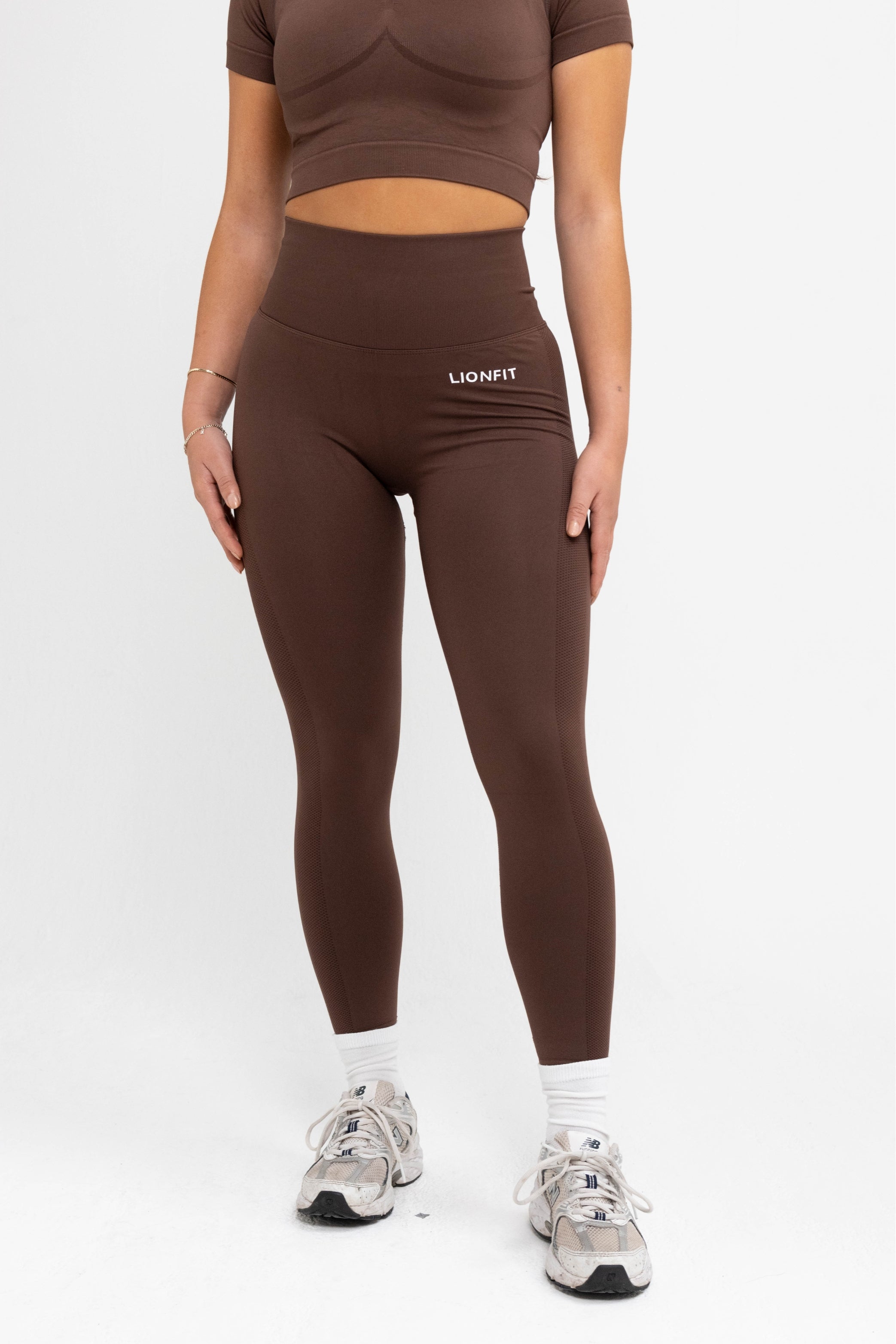 LIONFIT Nala Seamless Leggings Brown 2