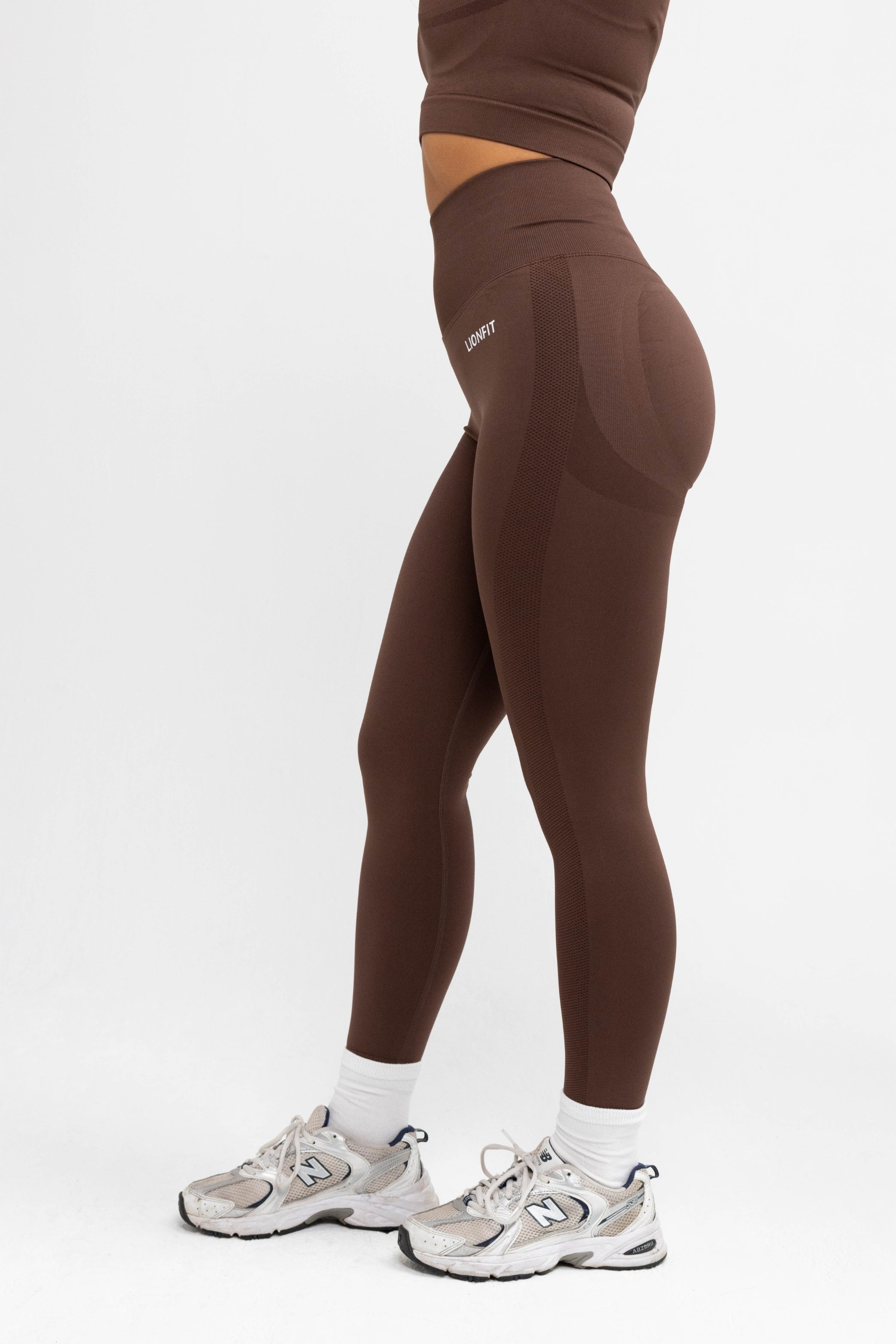 LIONFIT Nala Seamless Leggings Brown 3