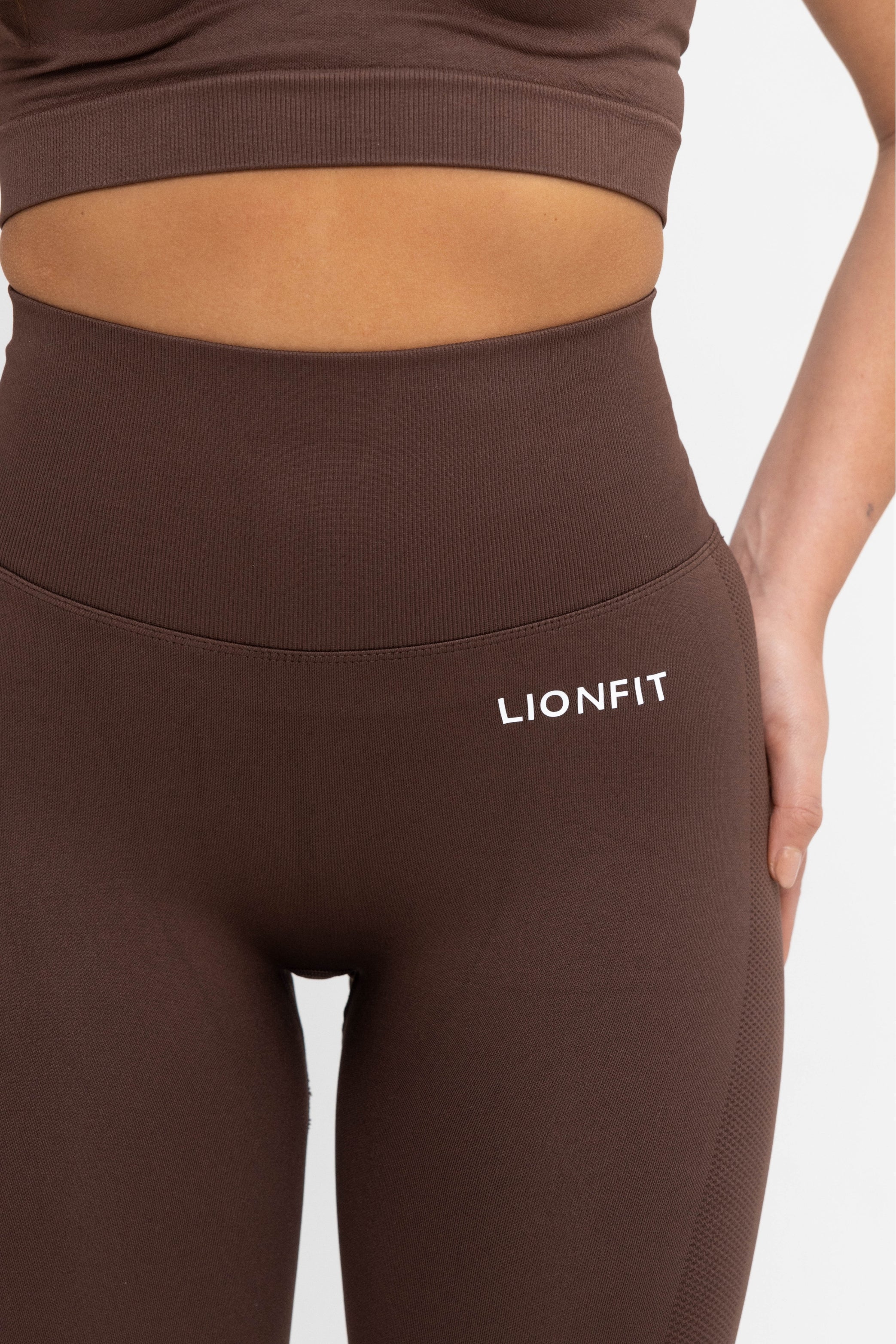 LIONFIT Nala Seamless Leggings Brown 8