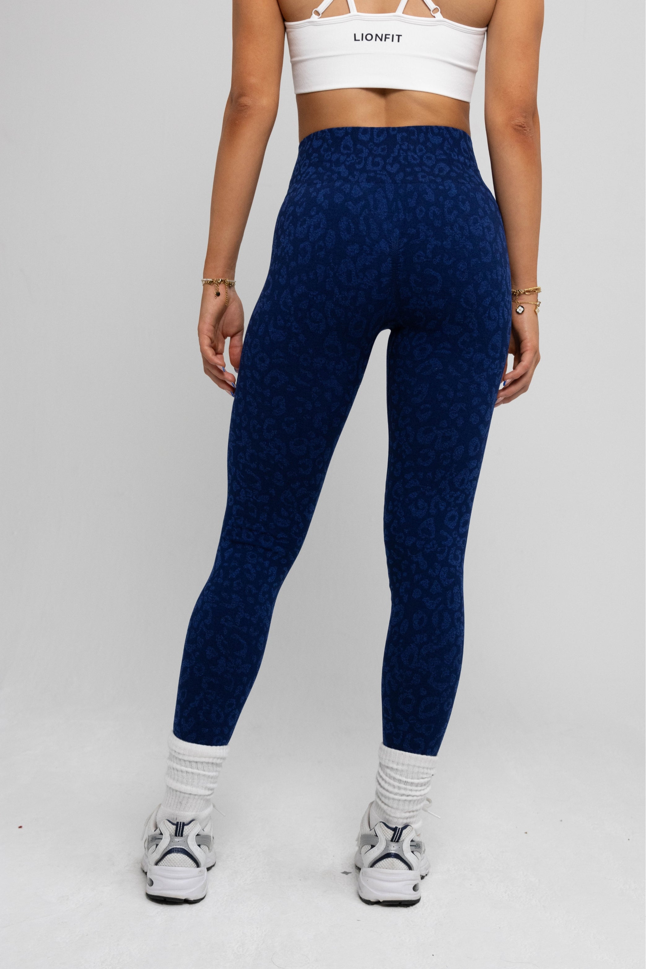 LIONFIT SEAMLESS LEGGINGS DARK BLUE PANTHER 6