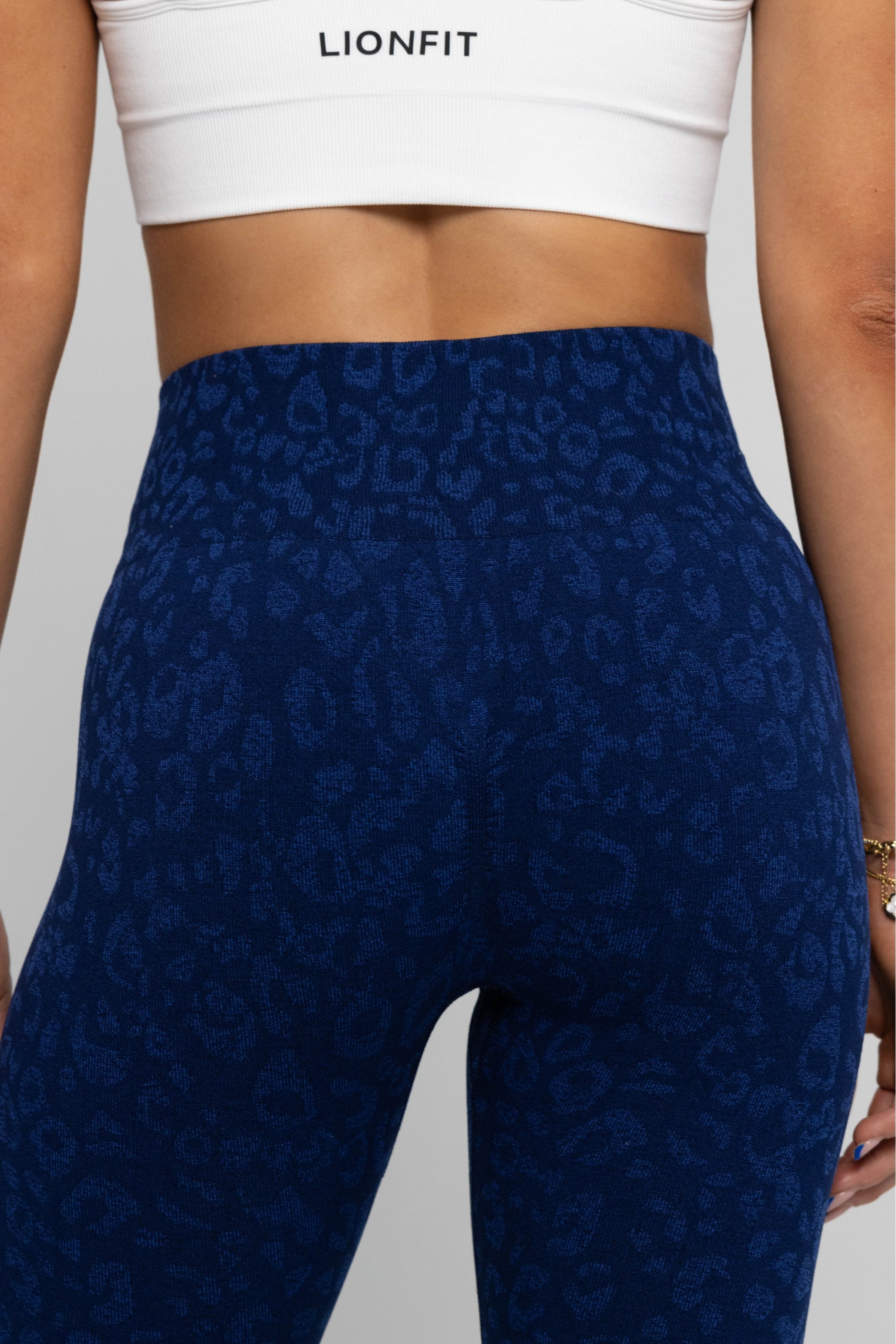 LIONFIT SEAMLESS LEGGINGS DARK BLUE PANTHER 7