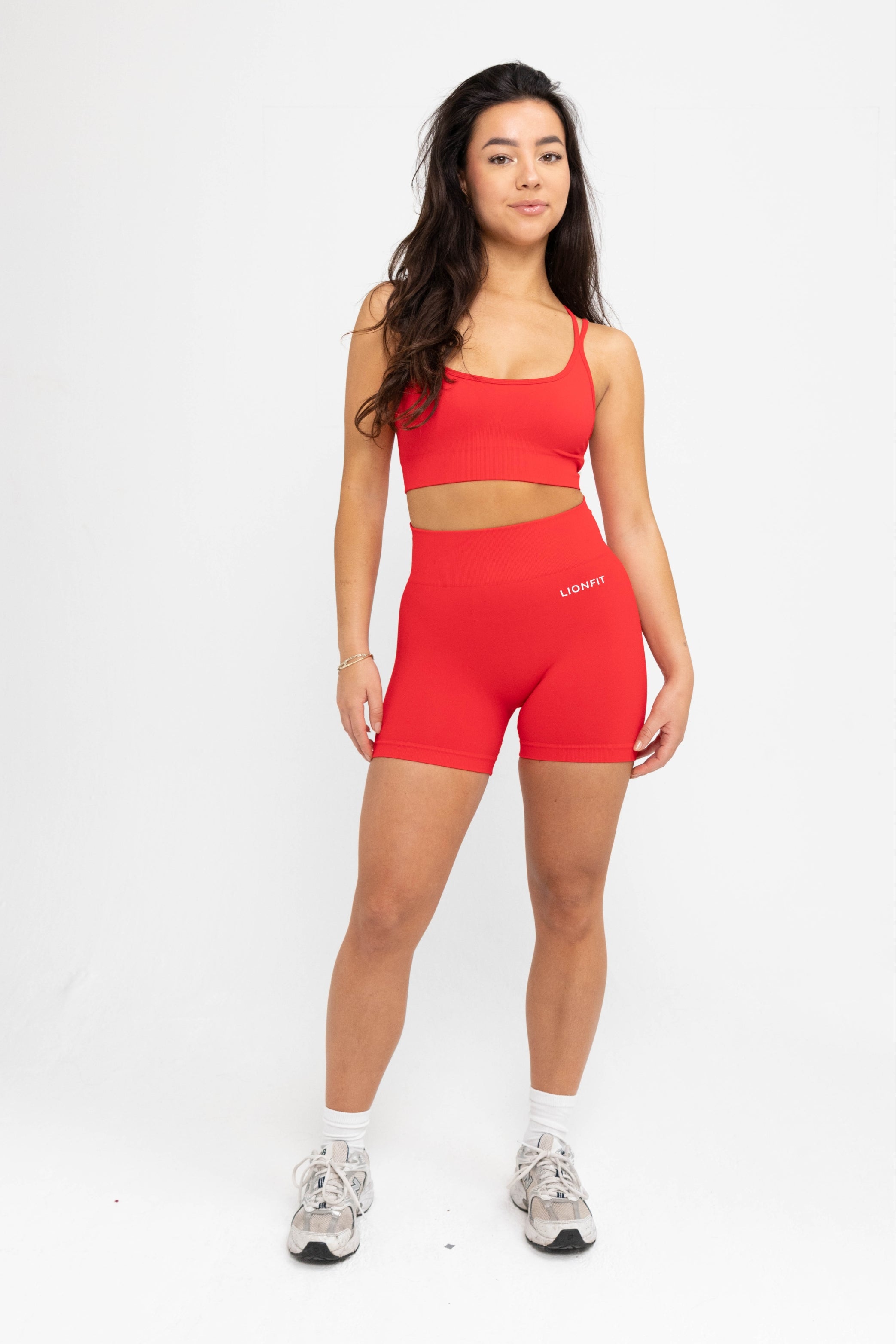 LIONFIT ZIRA Sports Bra Red Cross 