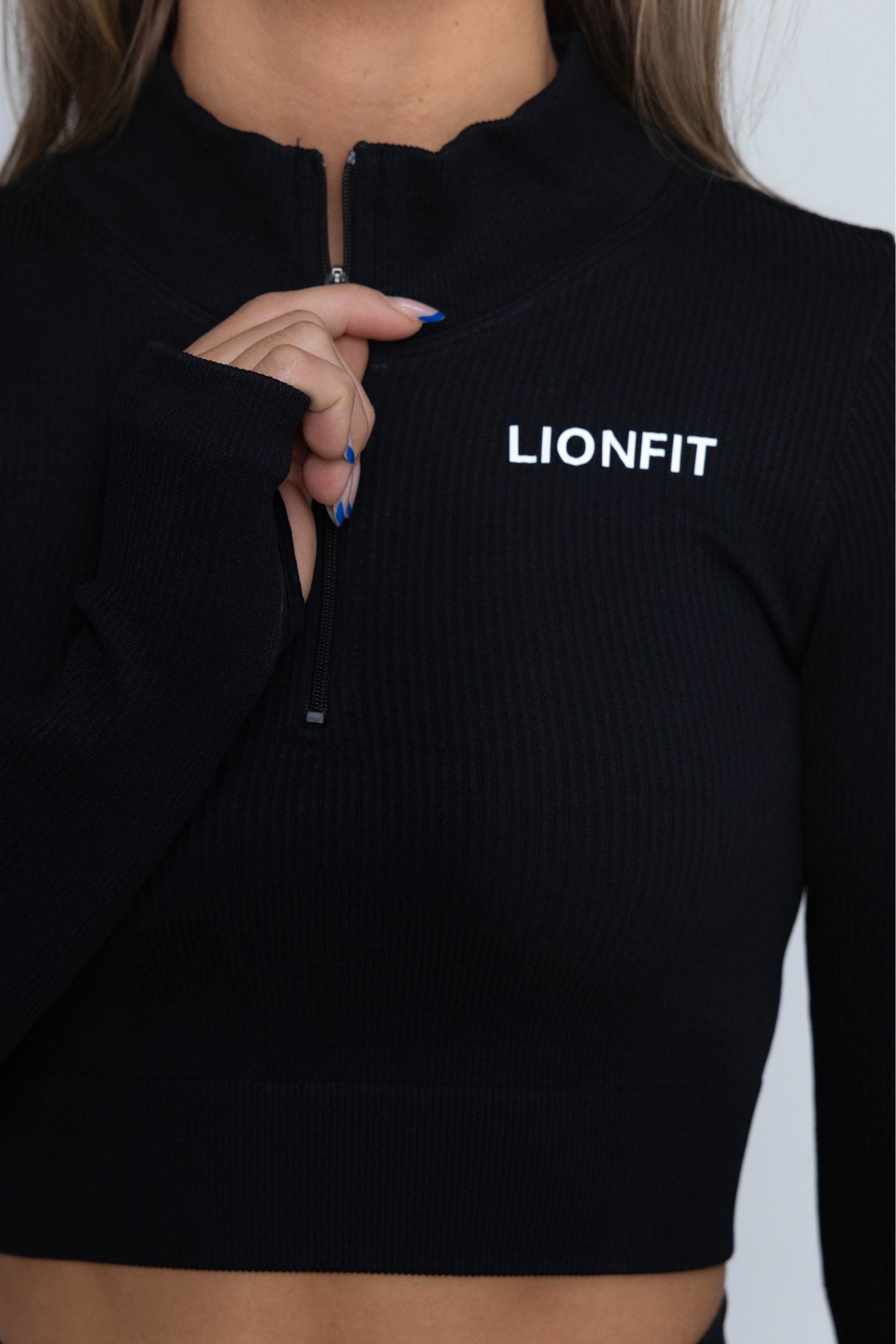 Lionfit Nala Halfzip Top Black 