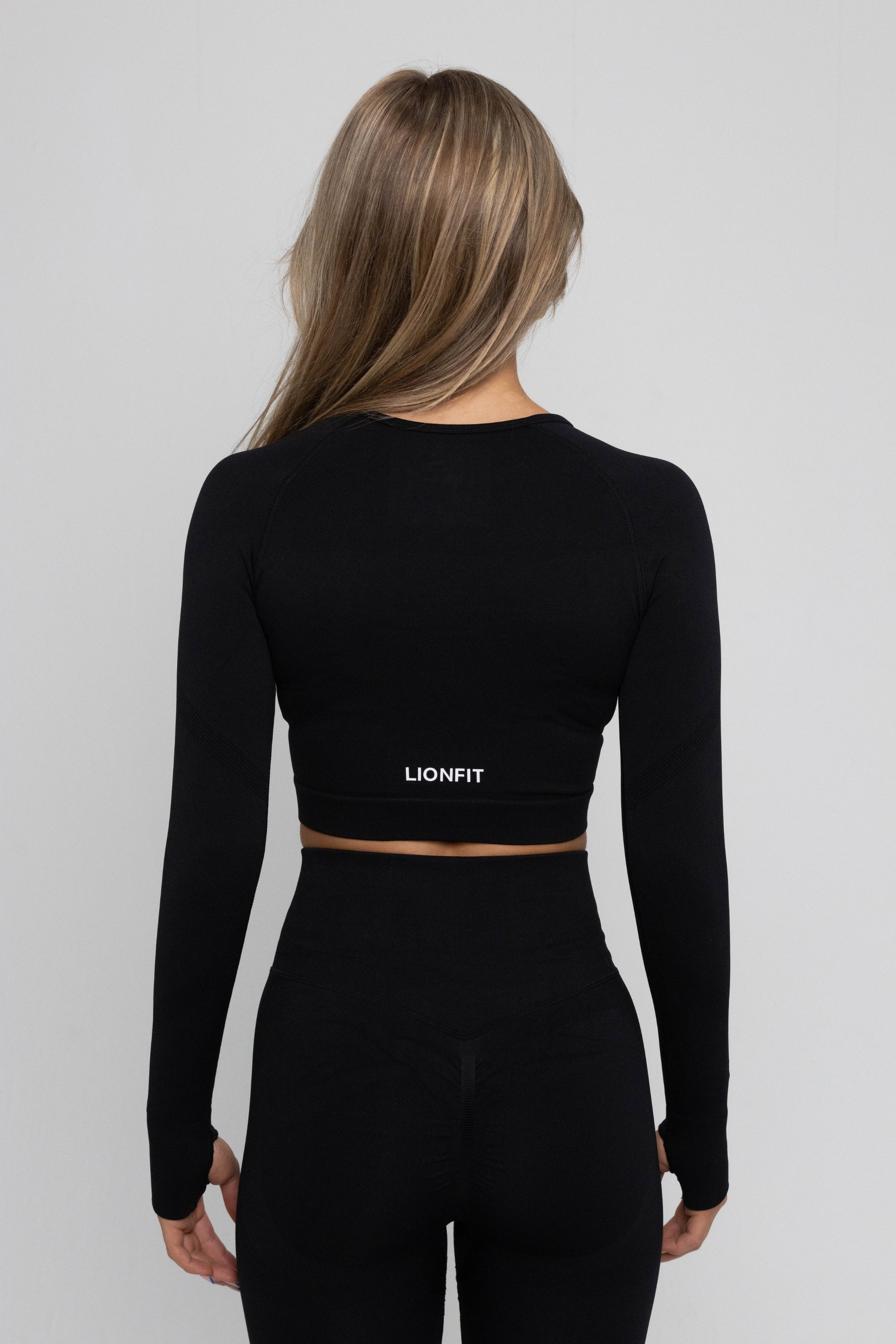 Lionfit Nala Seamless Longsleeve Top Black 