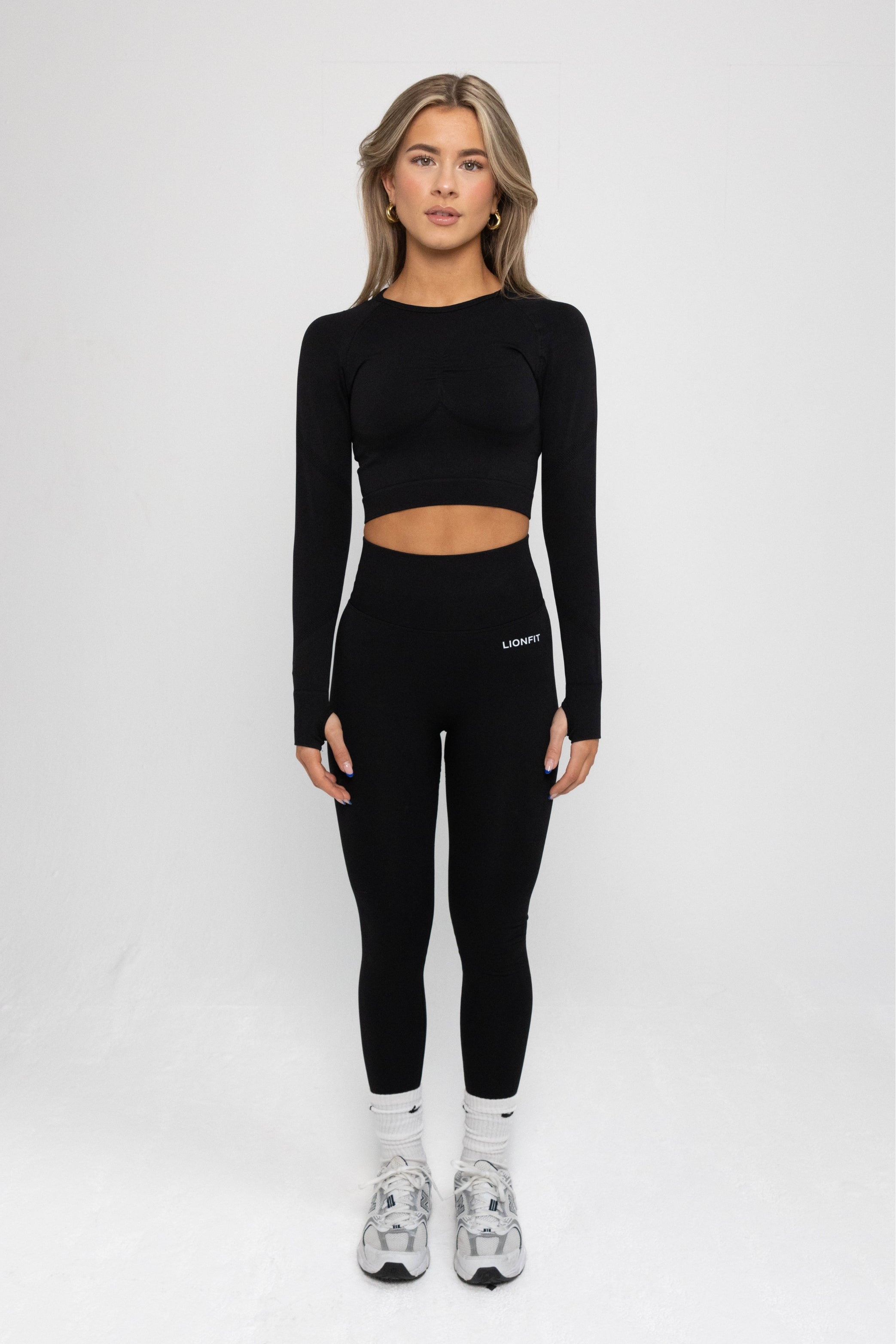 Lionfit Nala Seamless Longsleeve Top Black 