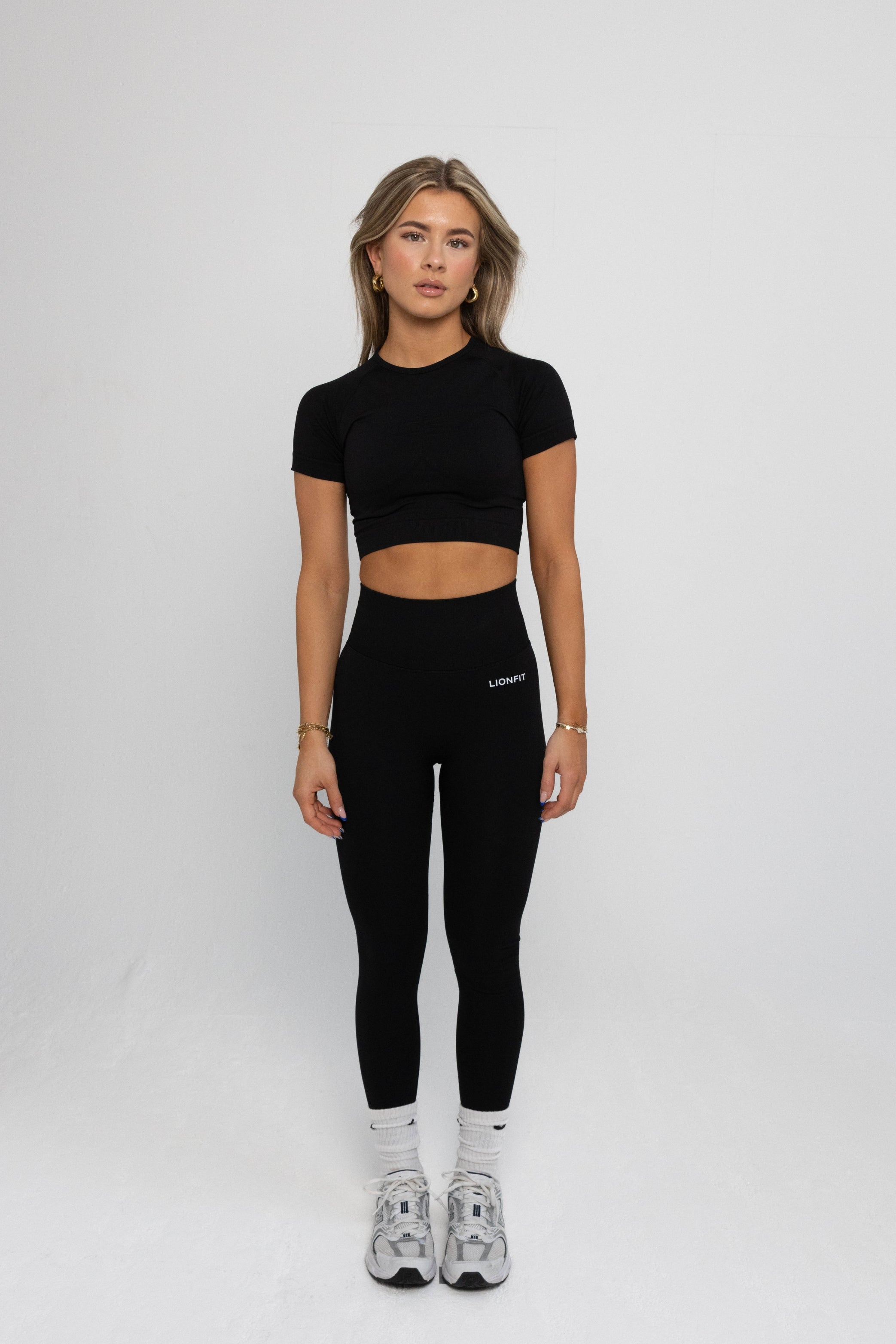 Lionfit Nala Seamless Shortsleeve Top Black