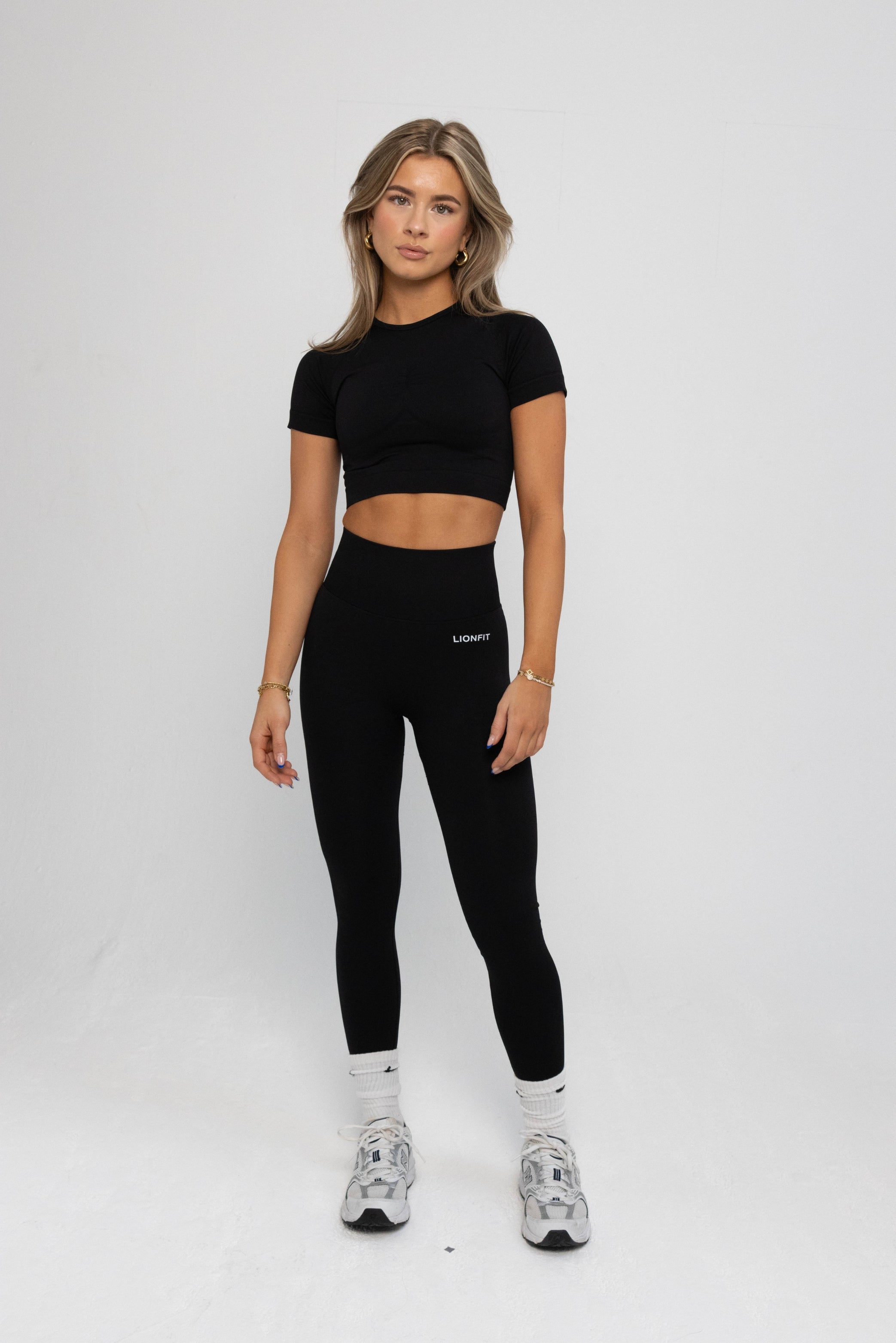 Lionfit Nala Seamless Shortsleeve Top Black