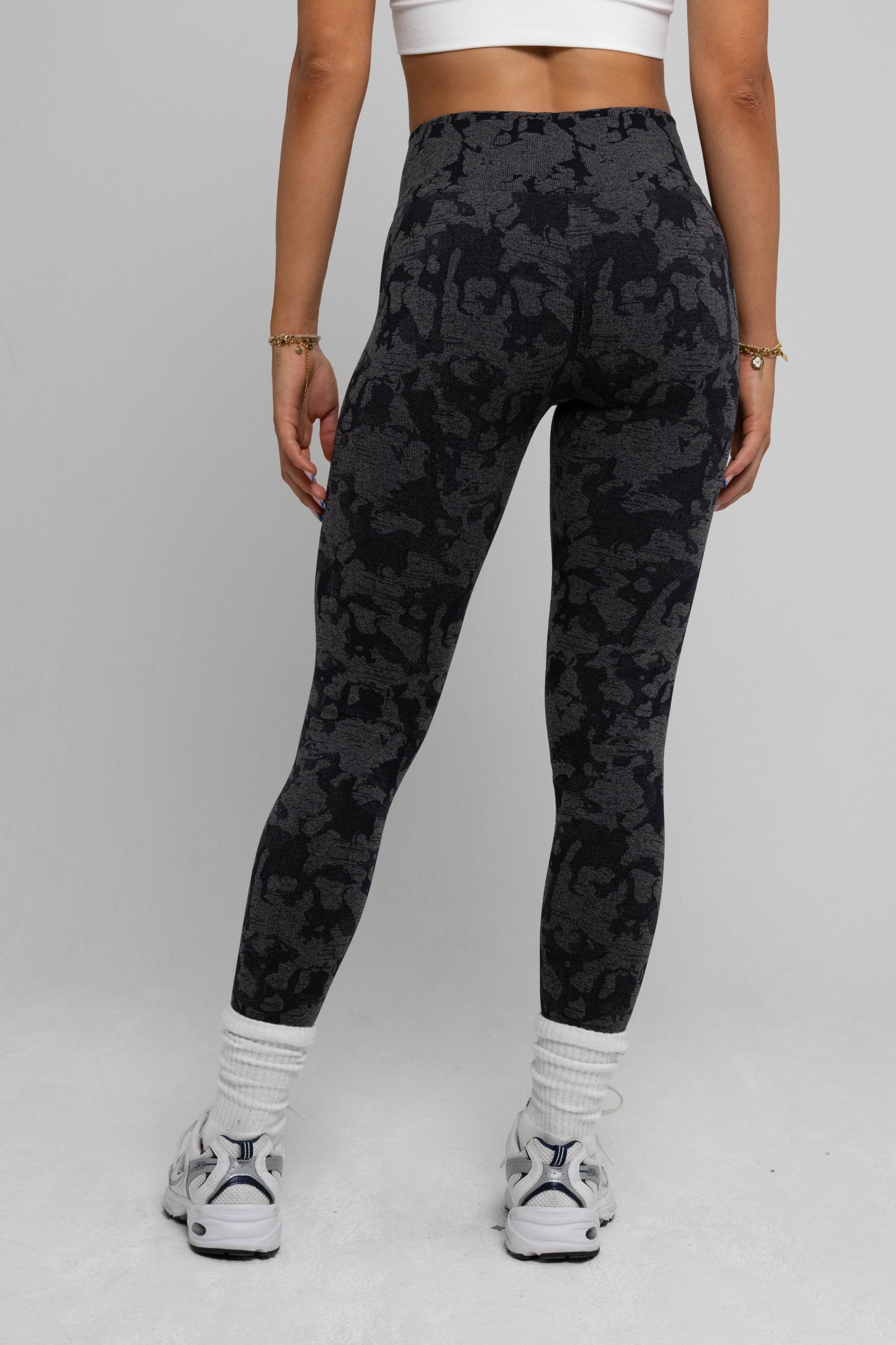 Lionfit Seamless Leggings Black Camo 5