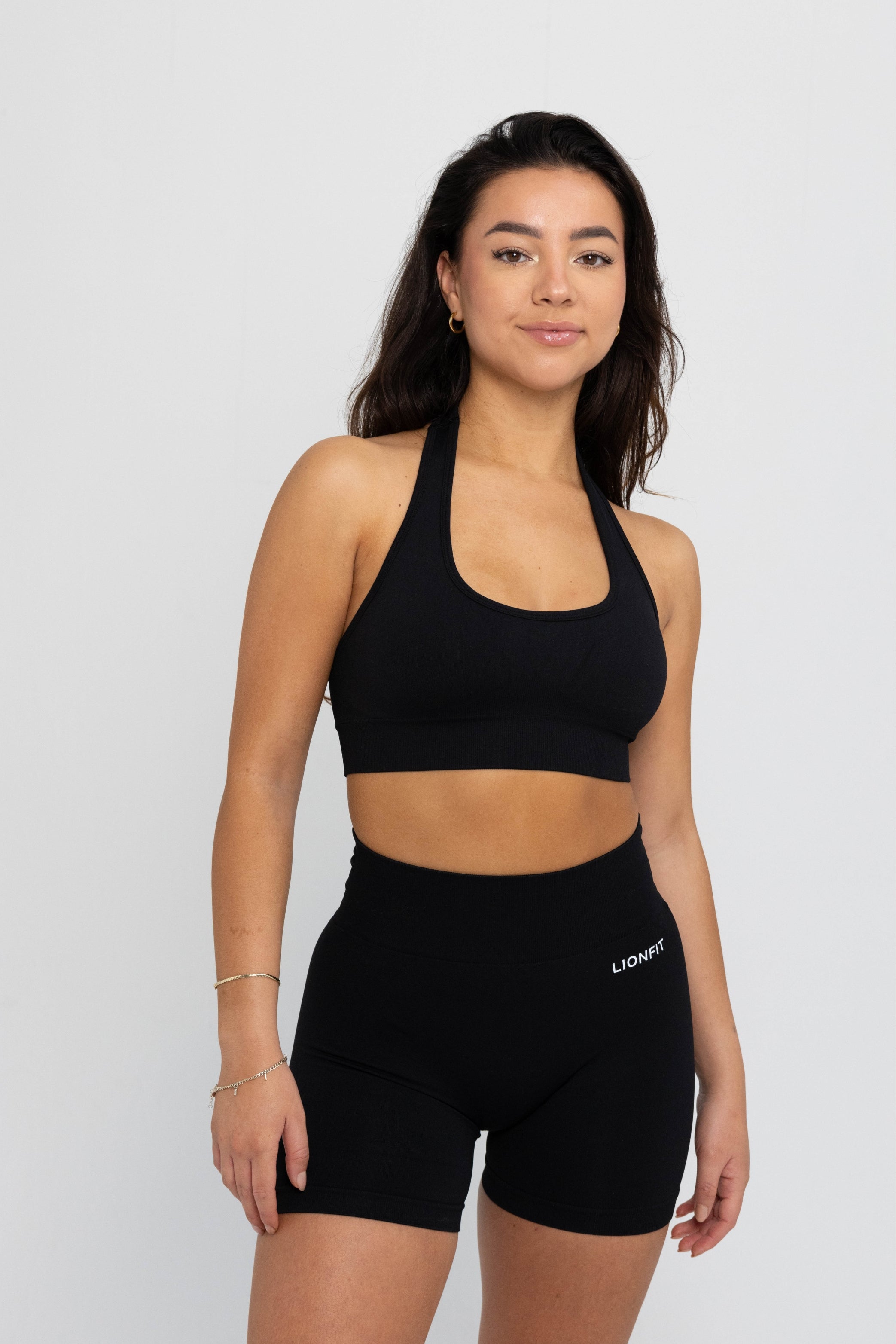 Lionfit ZIRA Sports Bra Black Halter