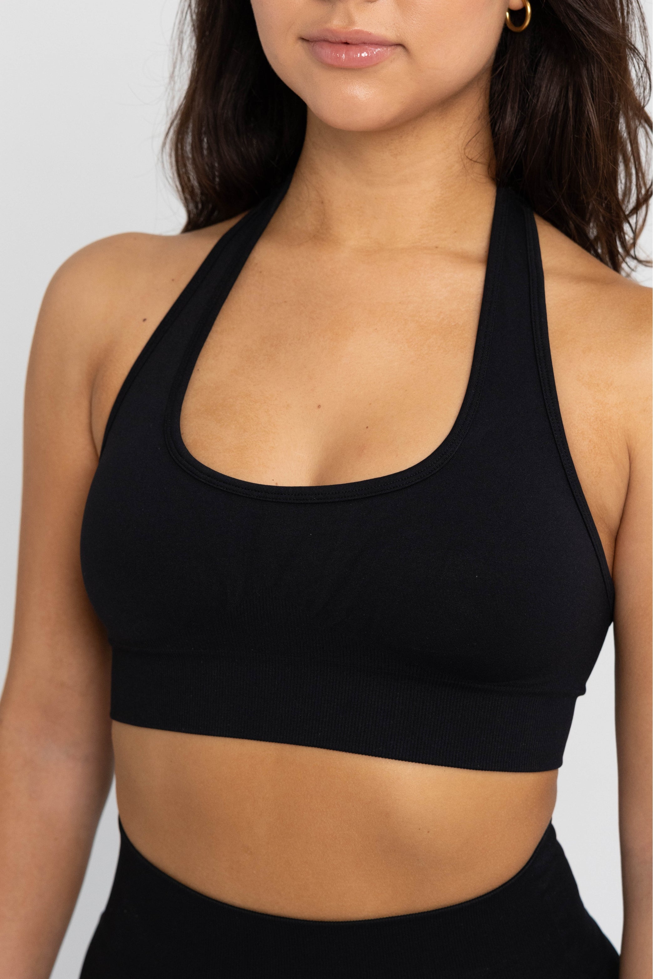 Lionfit ZIRA Sports Bra Black Halter