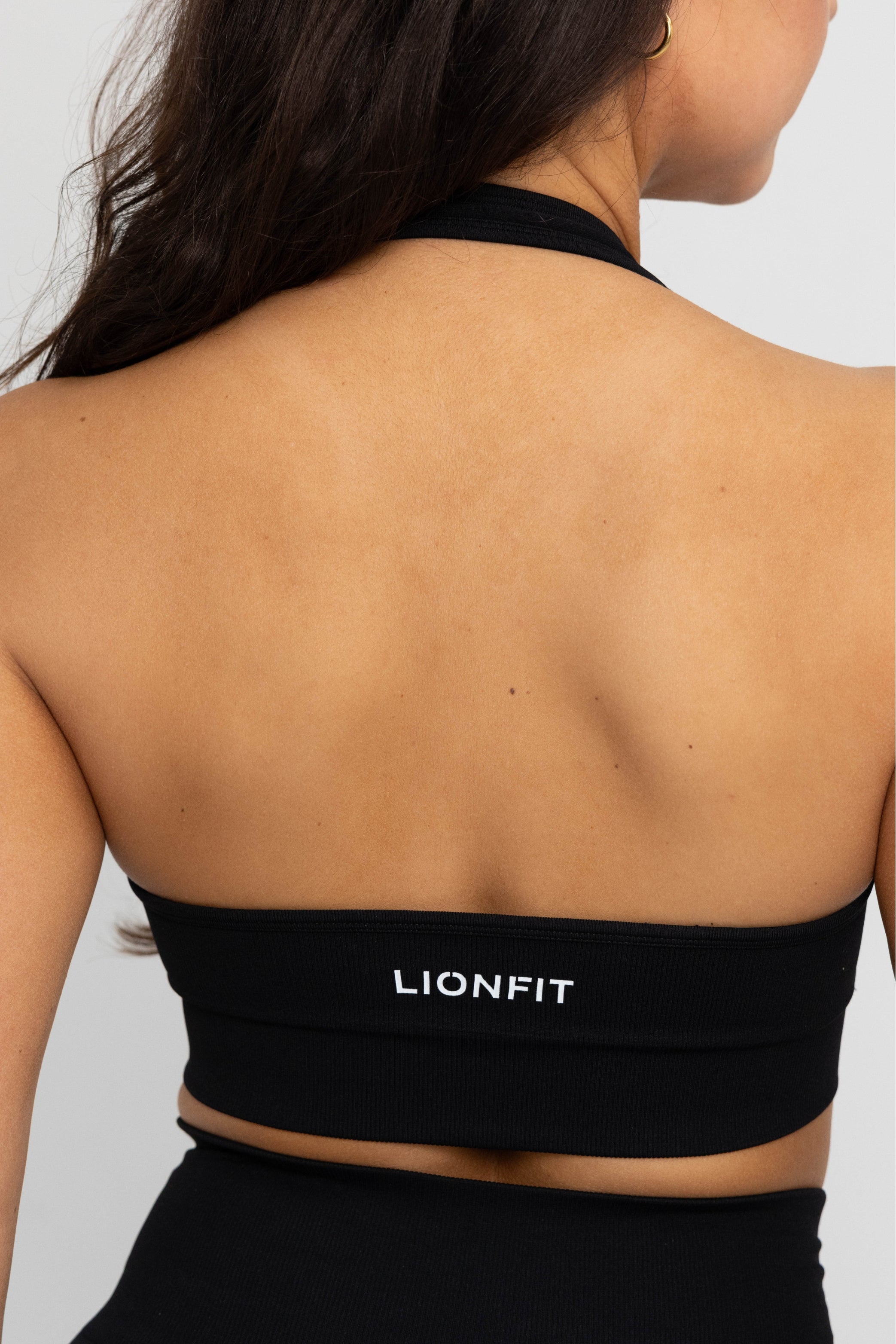 Lionfit ZIRA Sports Bra Black Halter