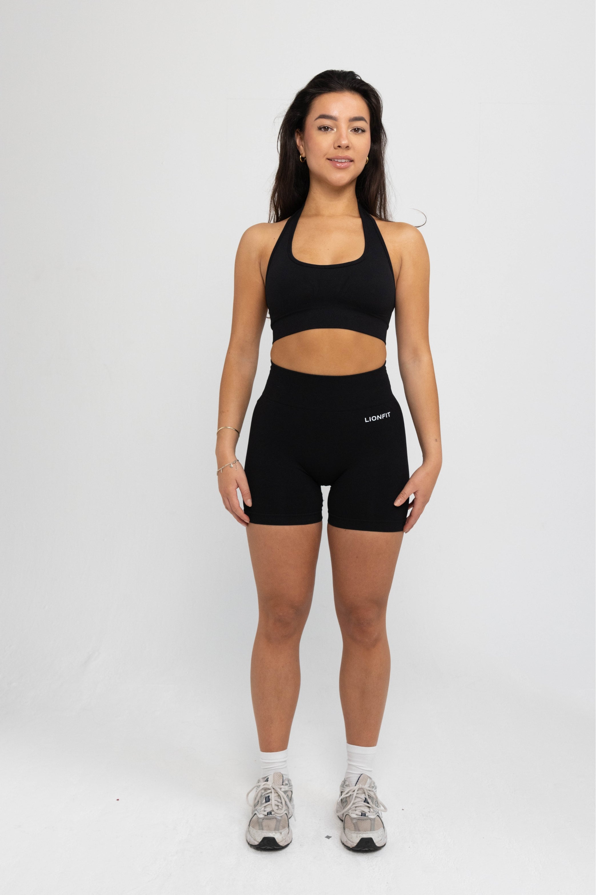 Lionfit ZIRA Sports Bra Black Halter