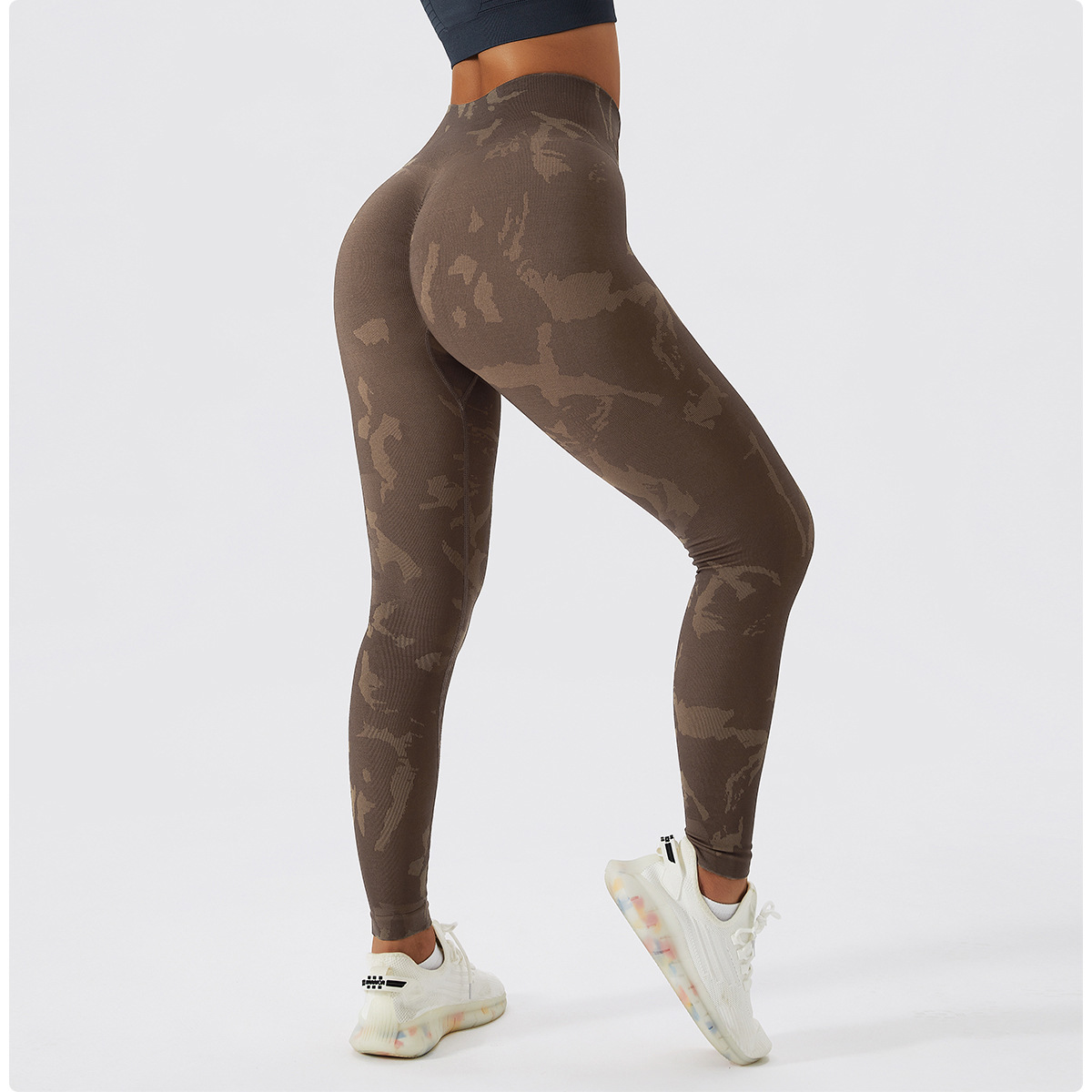 Zazu Seamless Legging Brown Camo - Lionfit