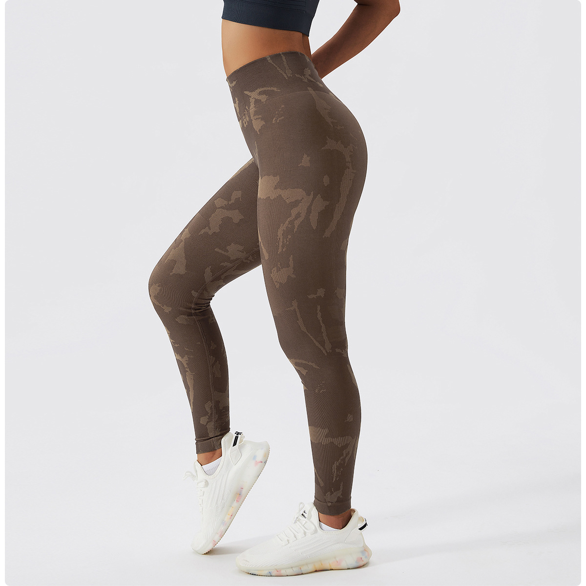 Zazu Seamless Legging Brown Camo - Lionfit